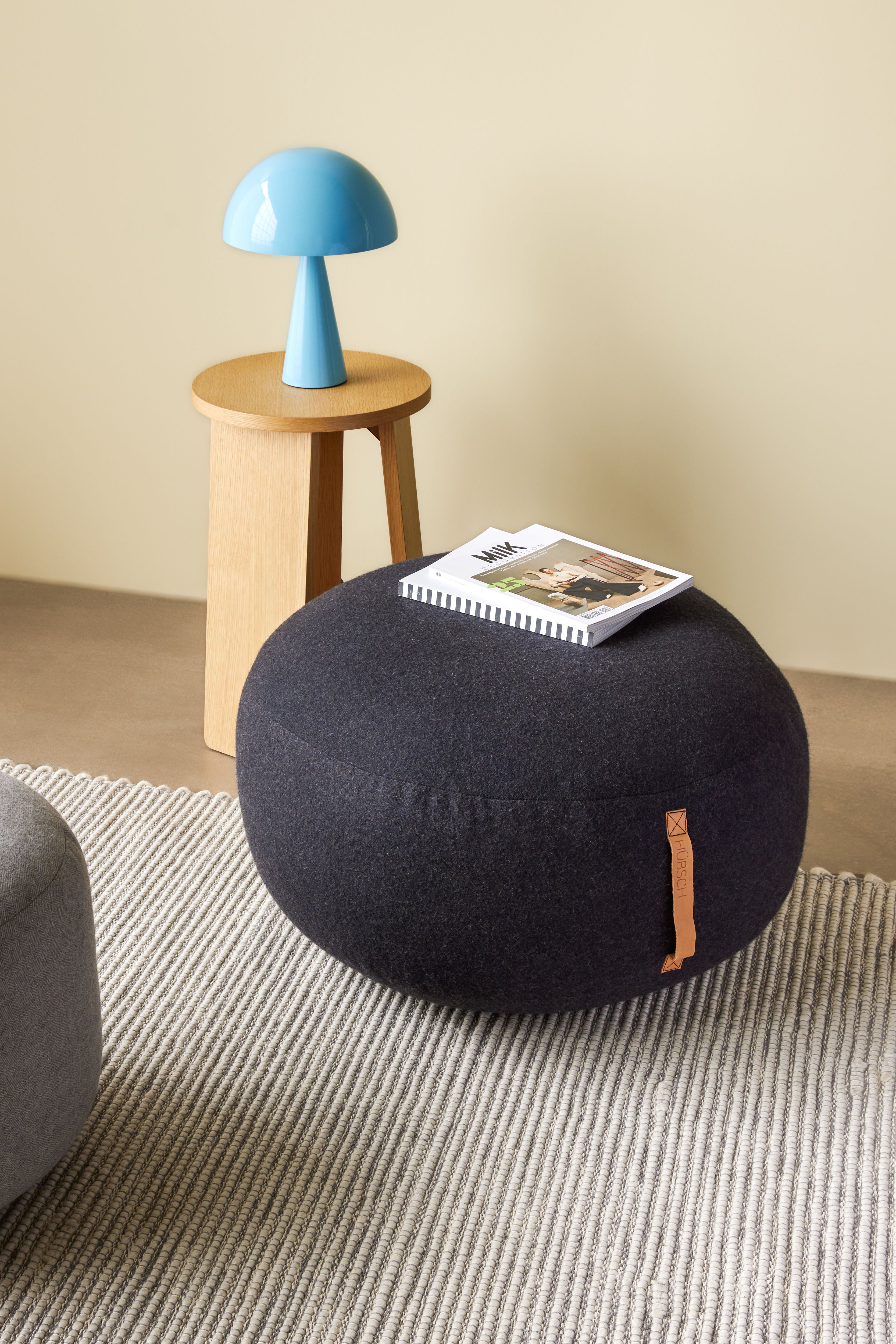 Table lamp "Mush" small light blue
