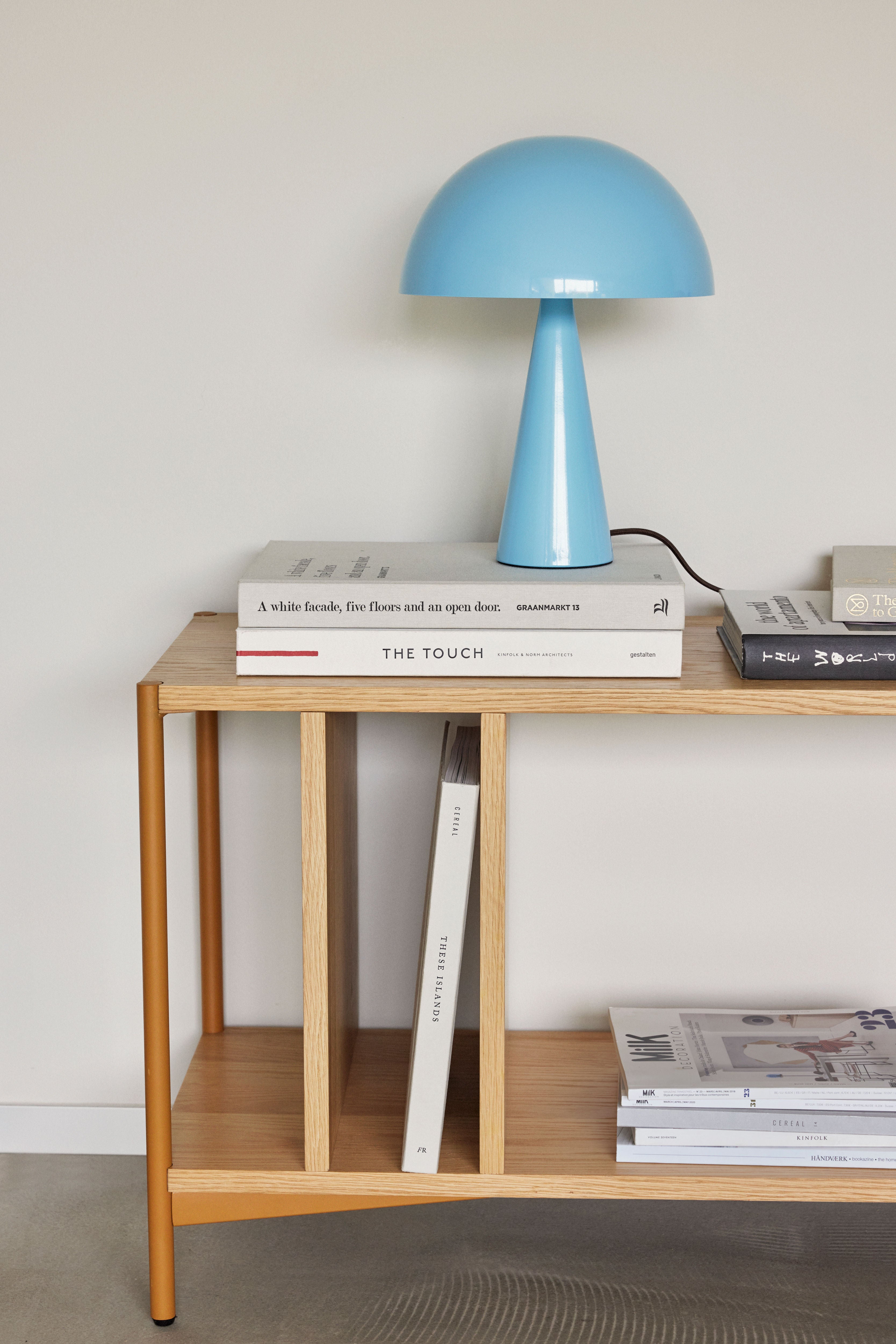Table lamp "Mush" small light blue