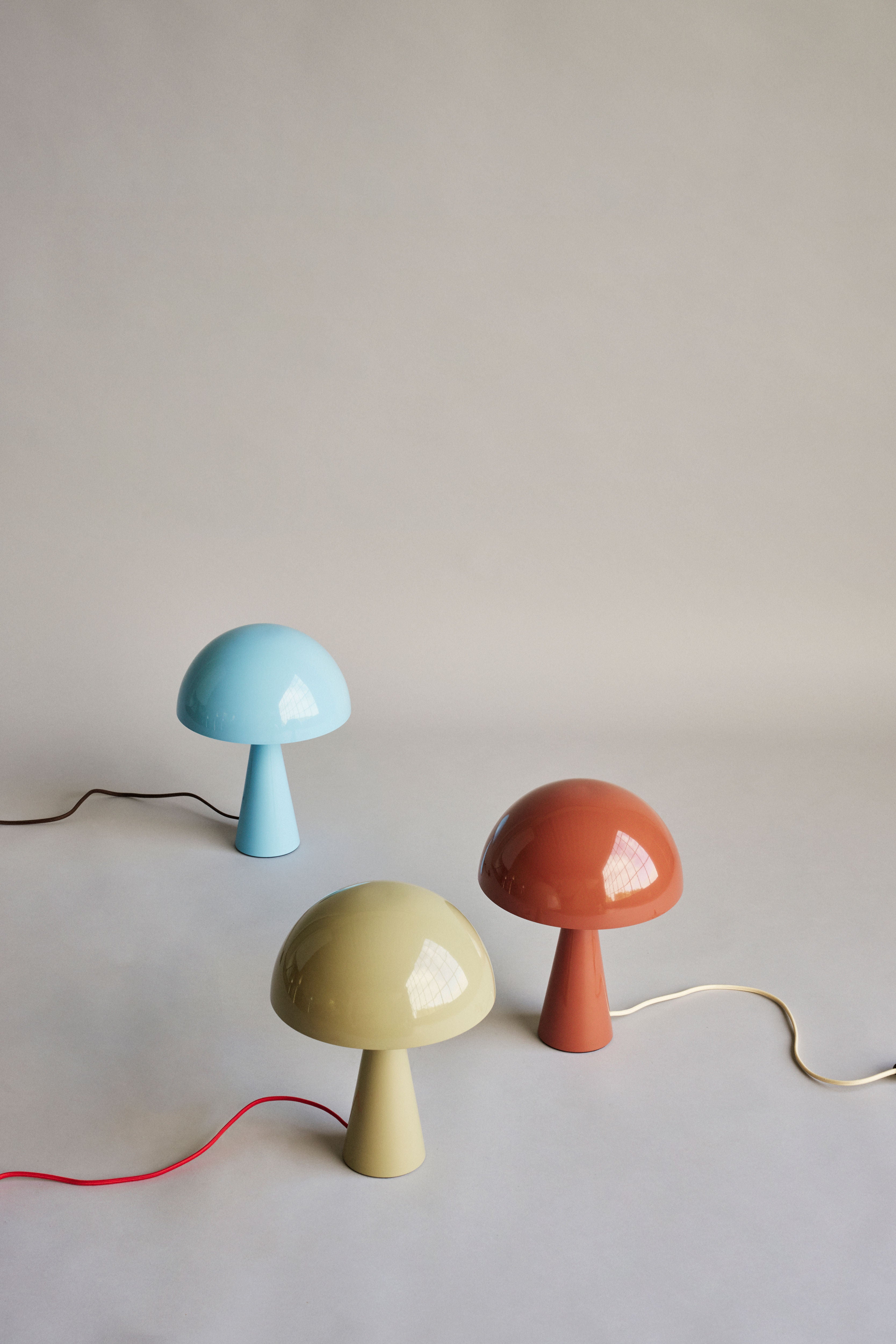 Table lamp "Mush" small light blue