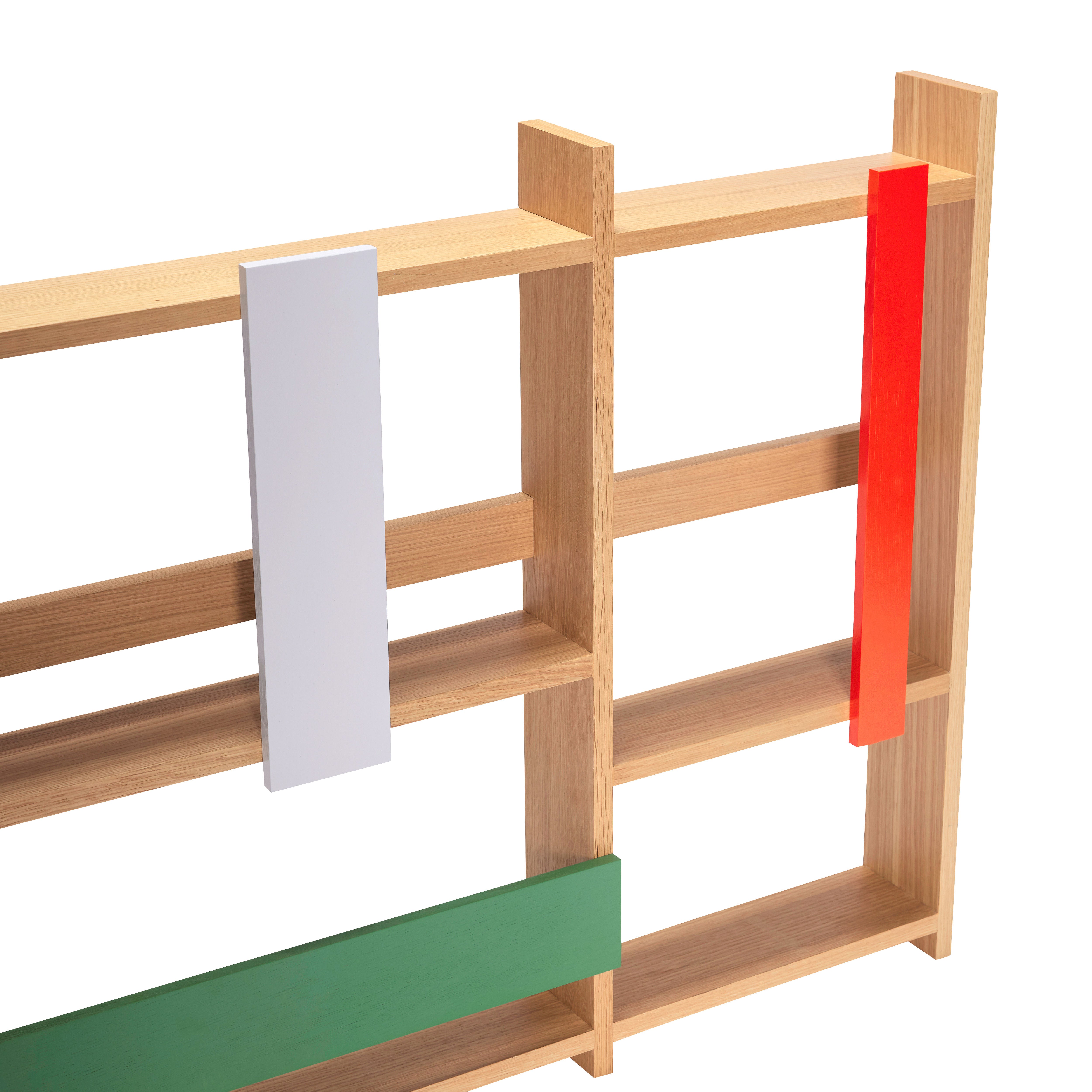 Magazine rack "Arki" natural colors multicolors