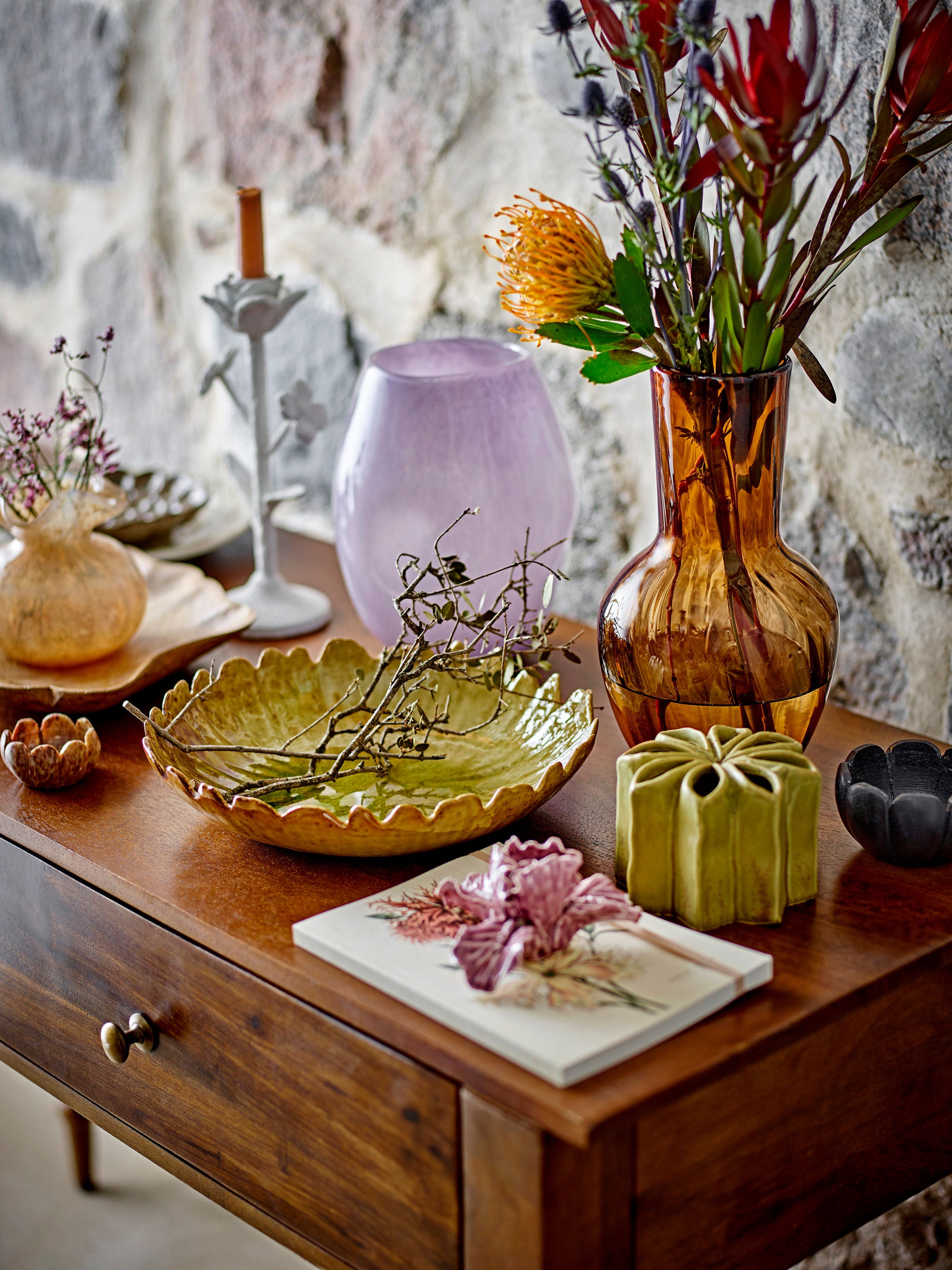 Vase "Lilac" Violett Glas