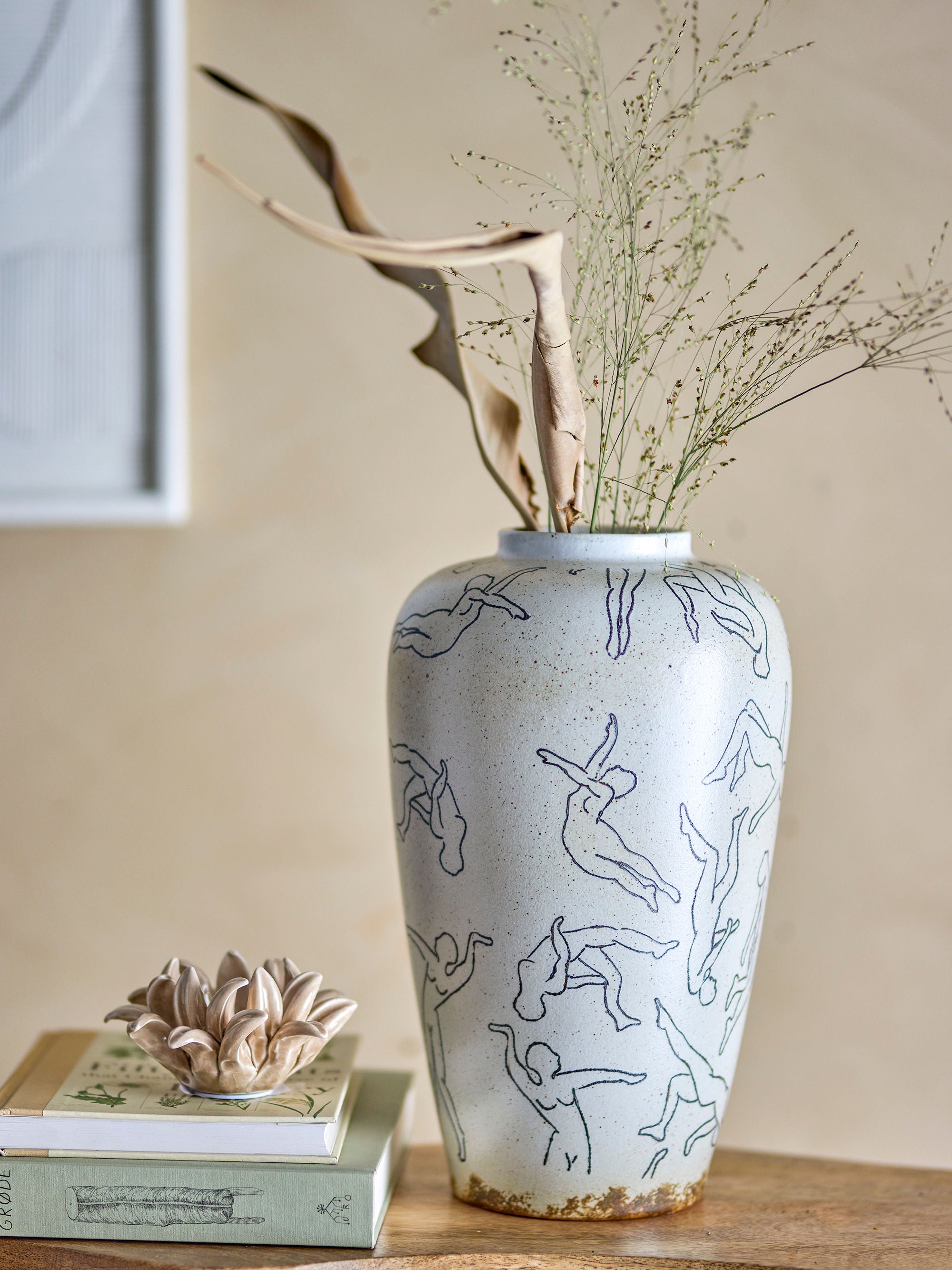 Vase Adah Bloomingville Natural Stoneware
