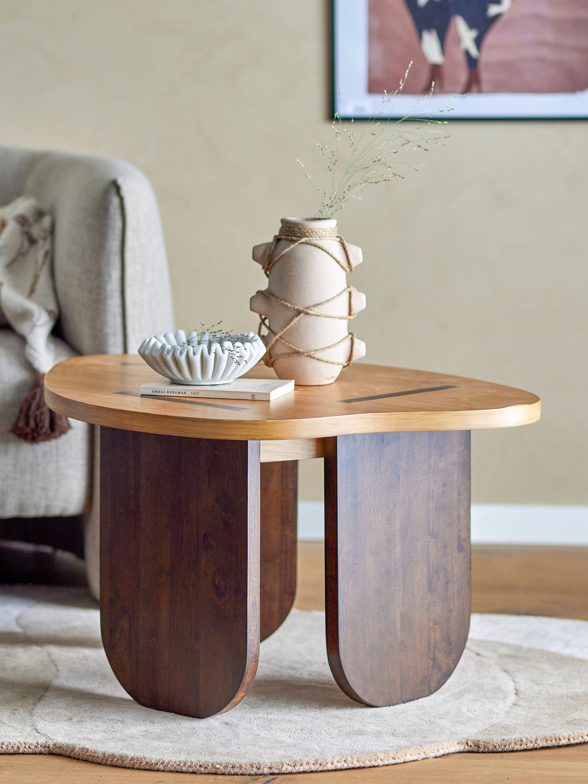 Cilas Couchtisch Bloomingville Natur Gummibaumholz