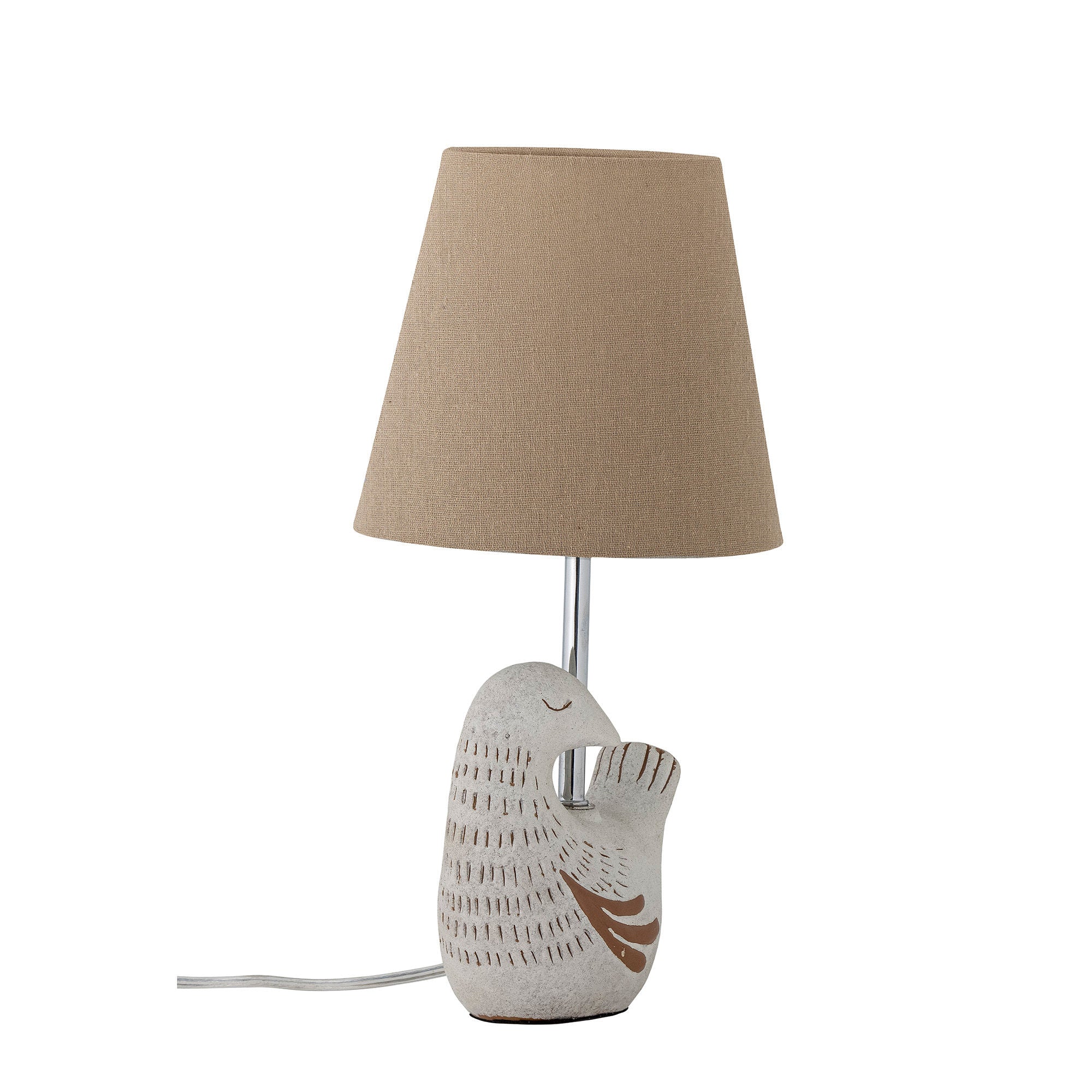 Tischlampe "Kylie" Natur Steingut
