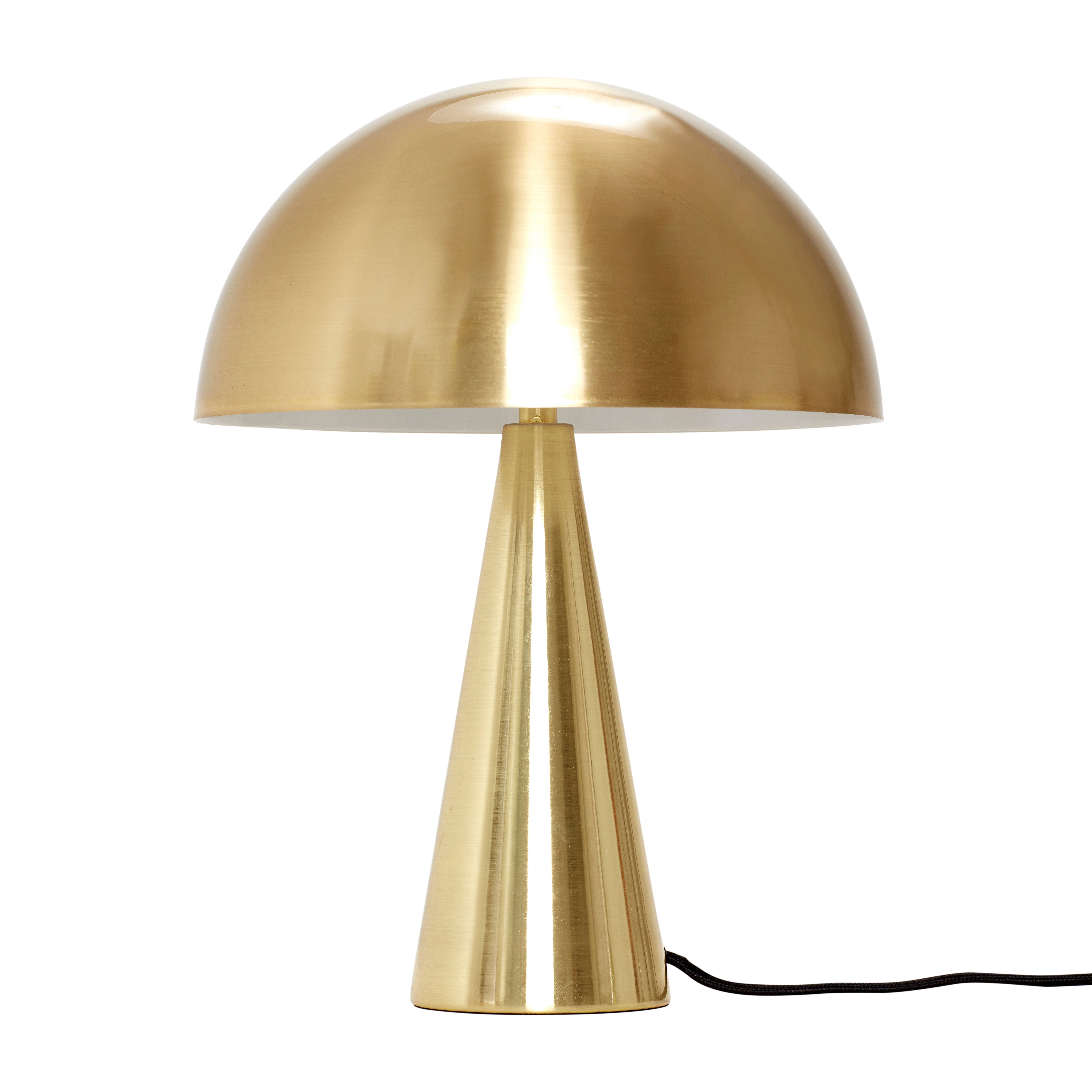 Mush Tischlampe Mini Messingfarben - Stilvoll und Geometrisch
