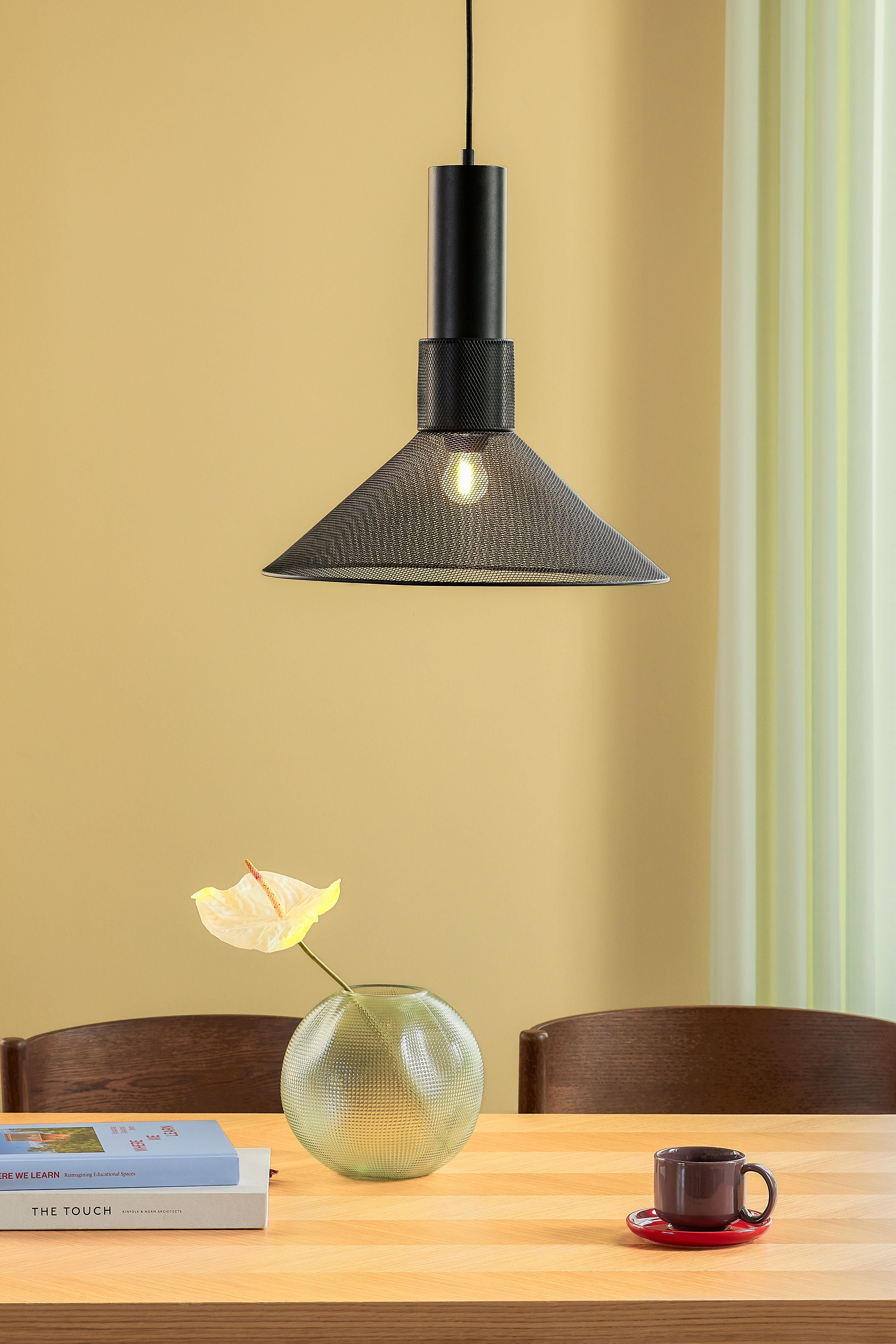Hanging lamp "Ray" Black