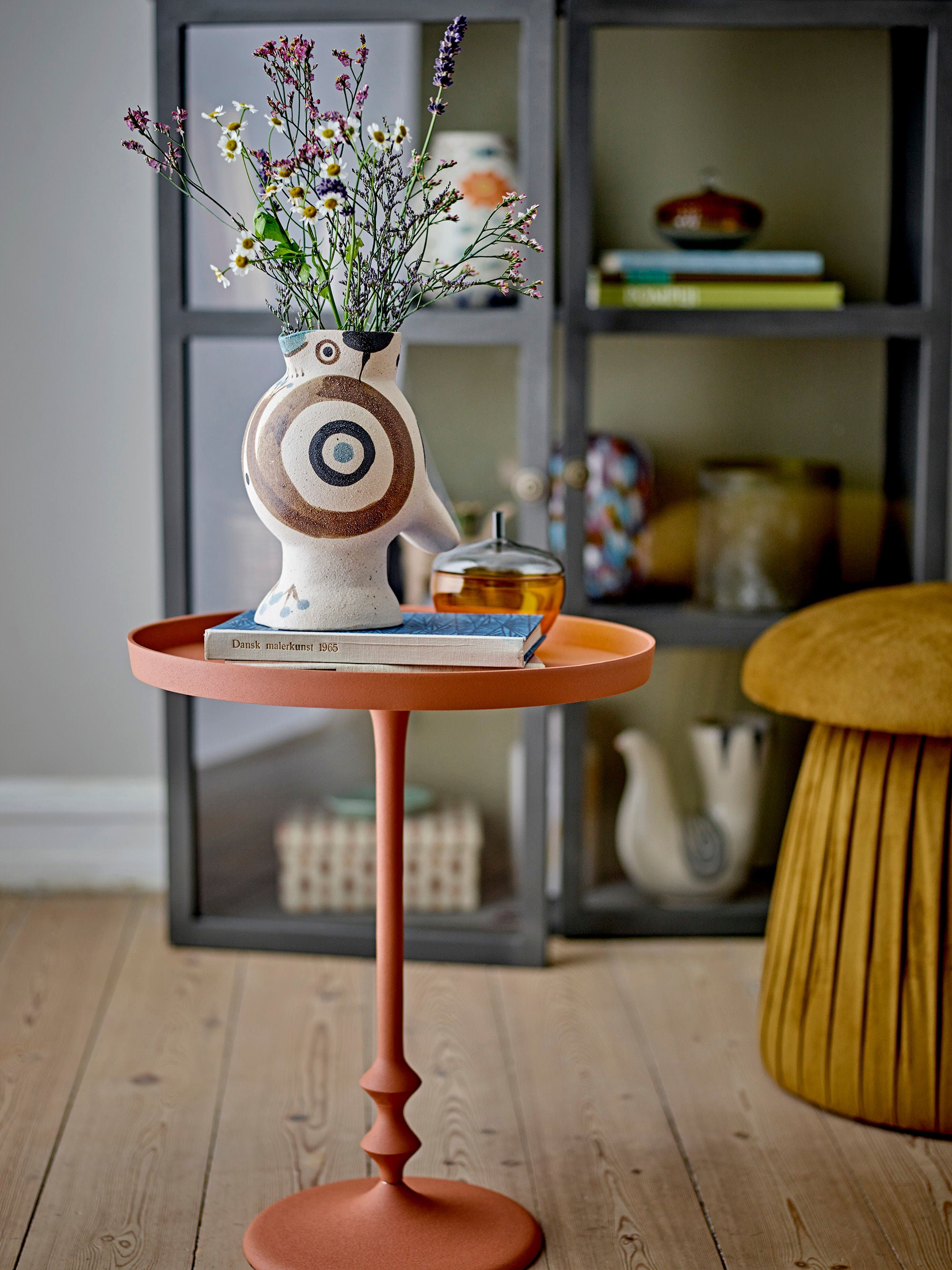 Pouf "Roberta" Brown Polyester