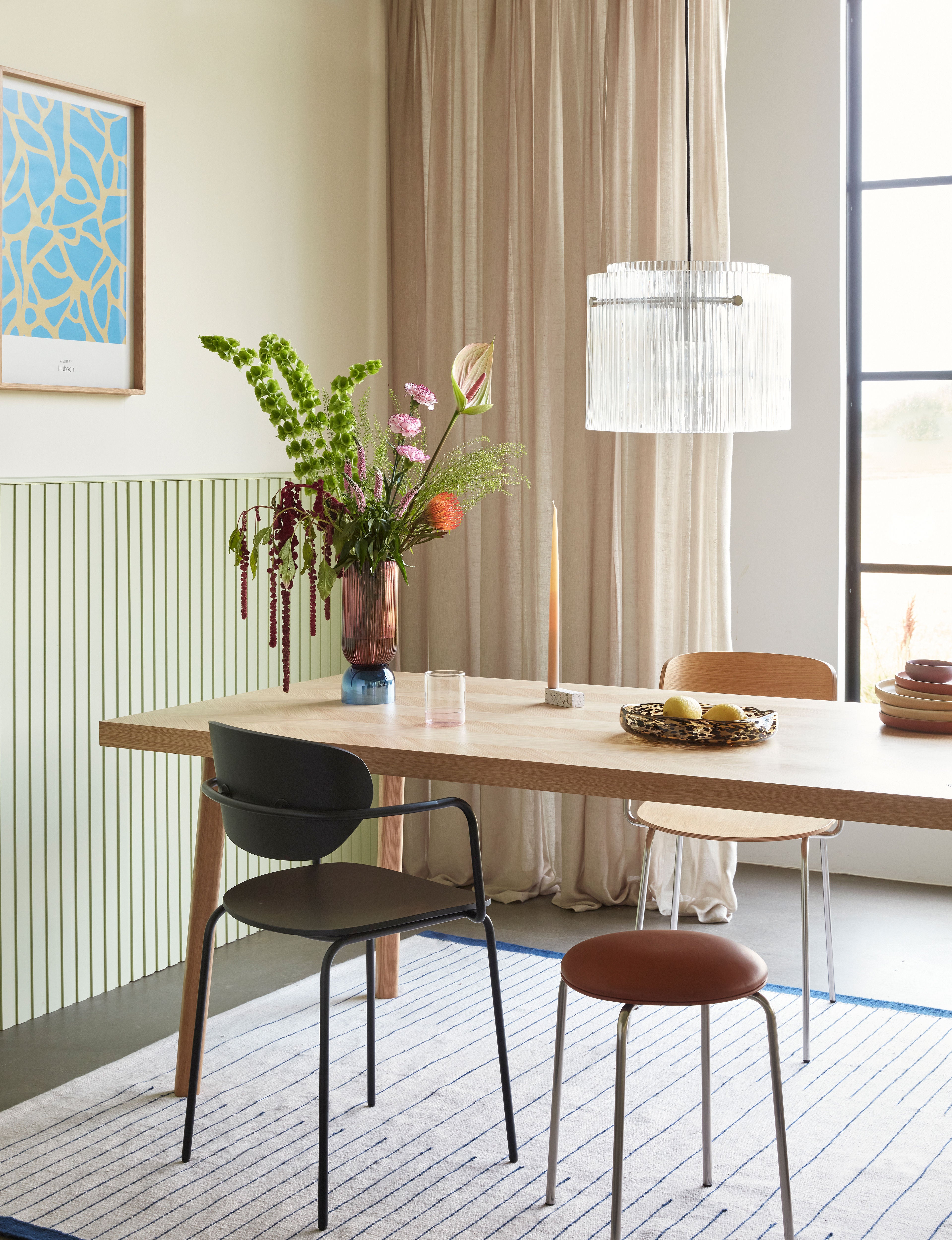 Hanging lamp "Ripple" Large Clear