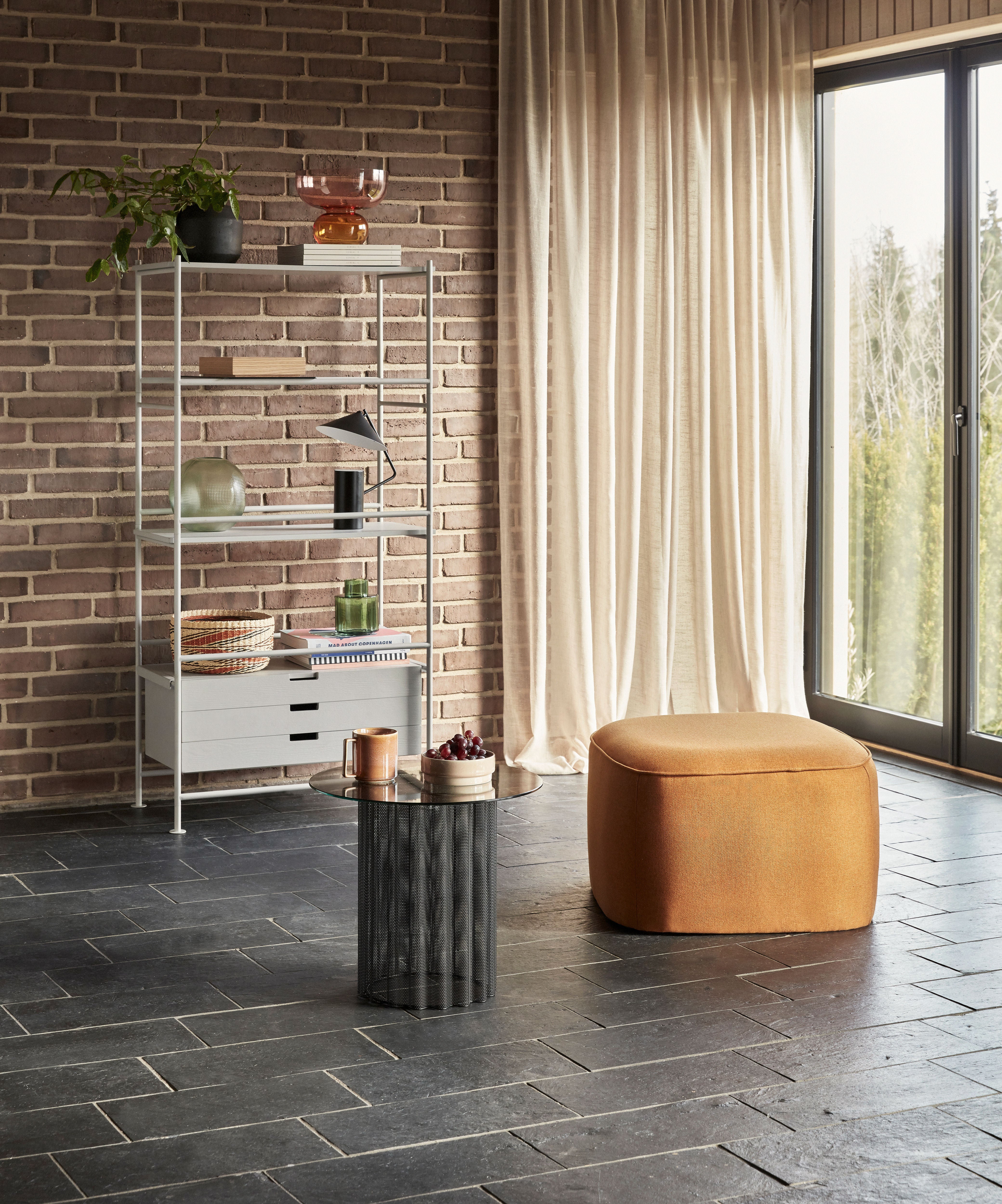 Pouf "Cube" Orange