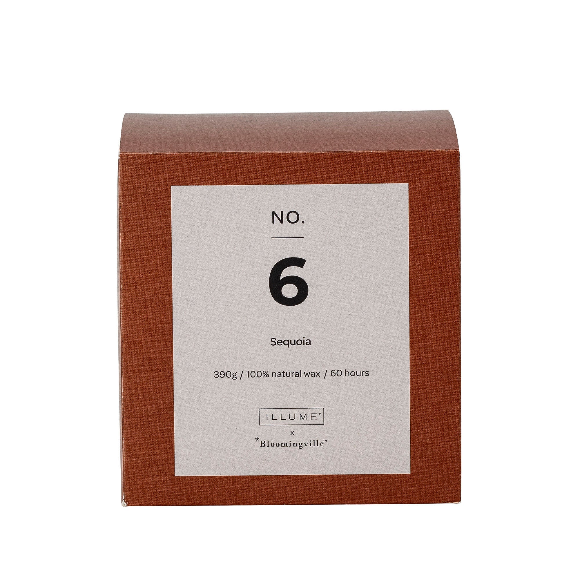 Duftkerze NO. 6 "Sequoia" Braun Natürliches Wachs