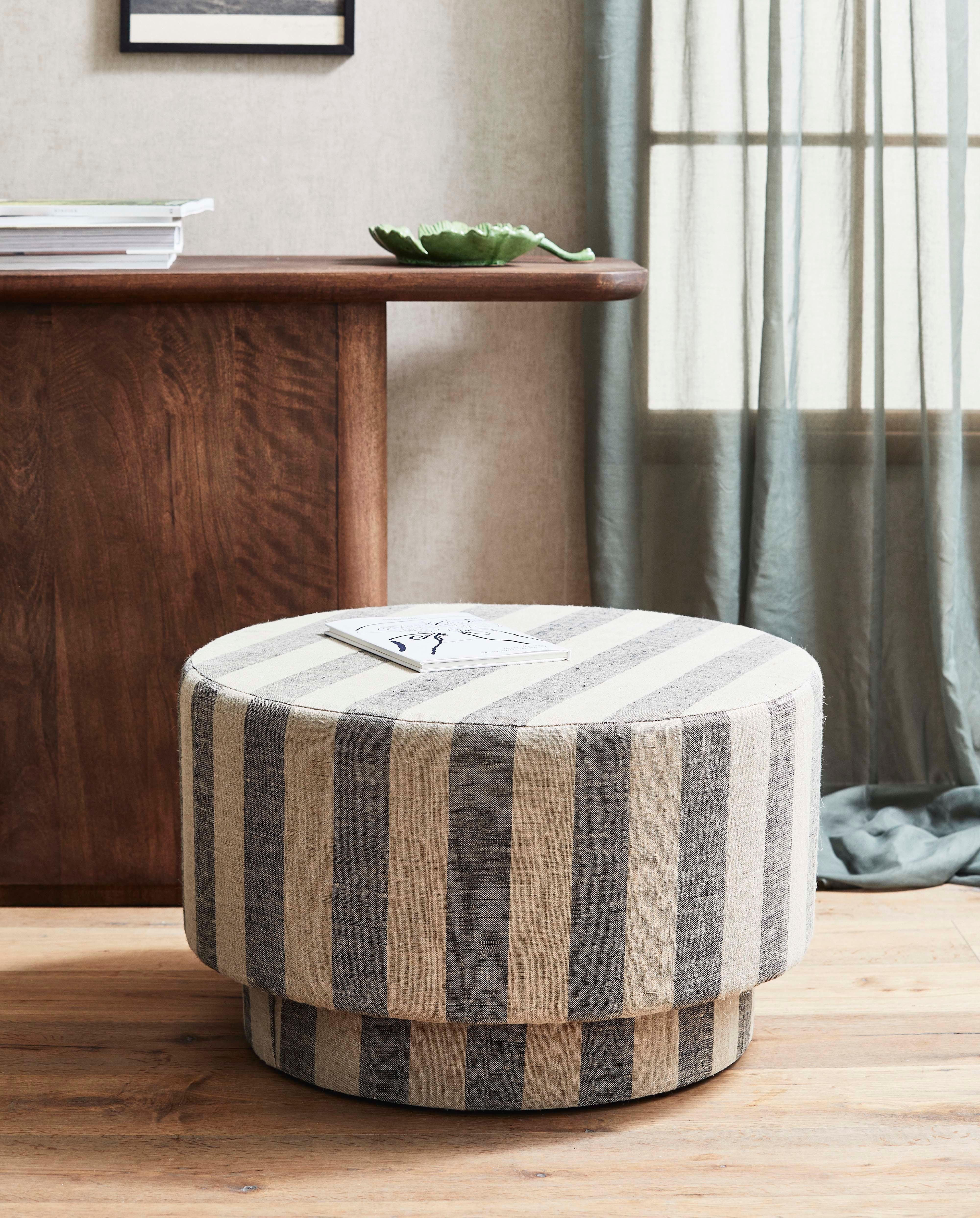 Pouf "LADOGA" Gestreift