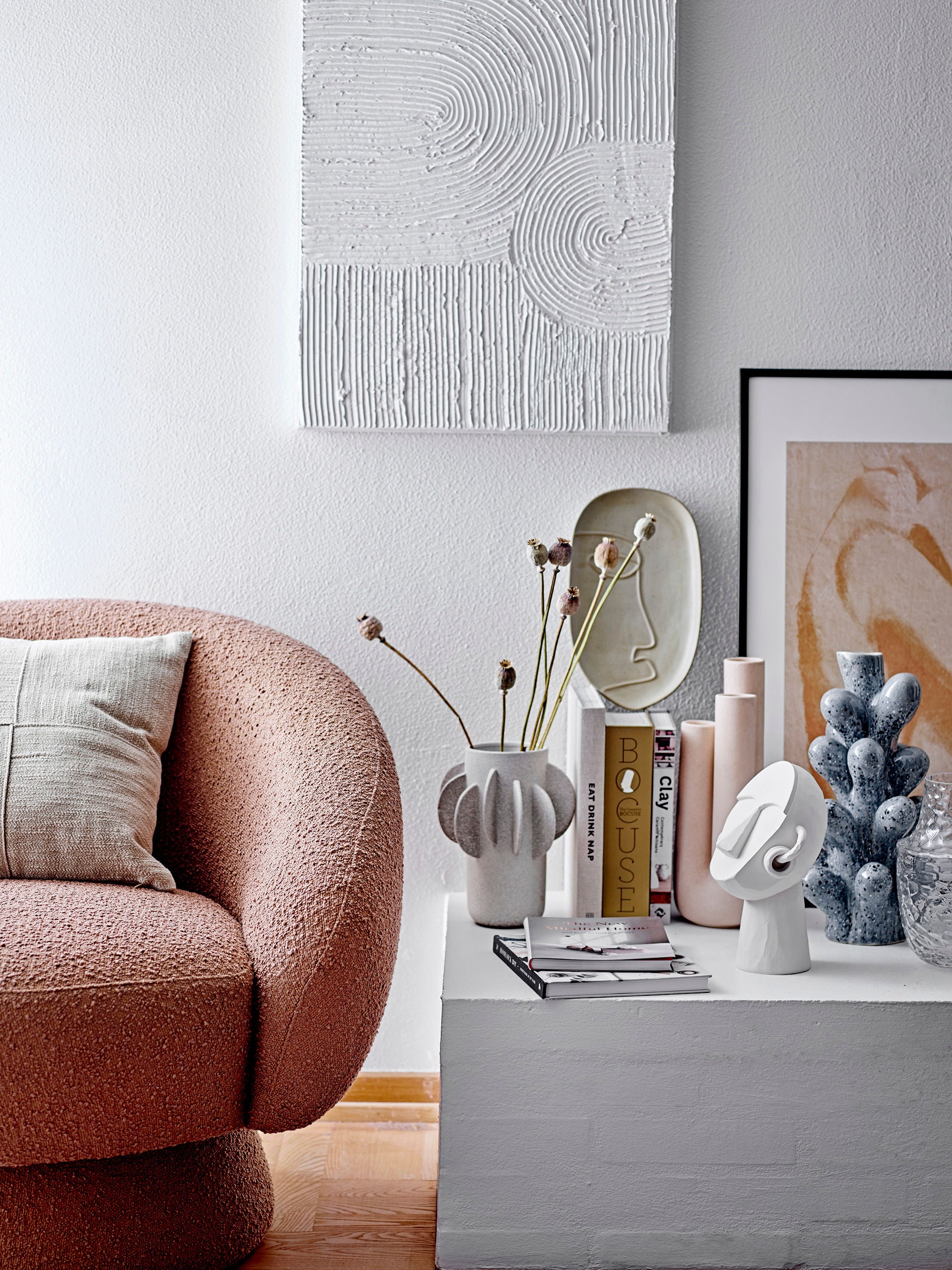 Loungesessel "Ted" Braun Polyester