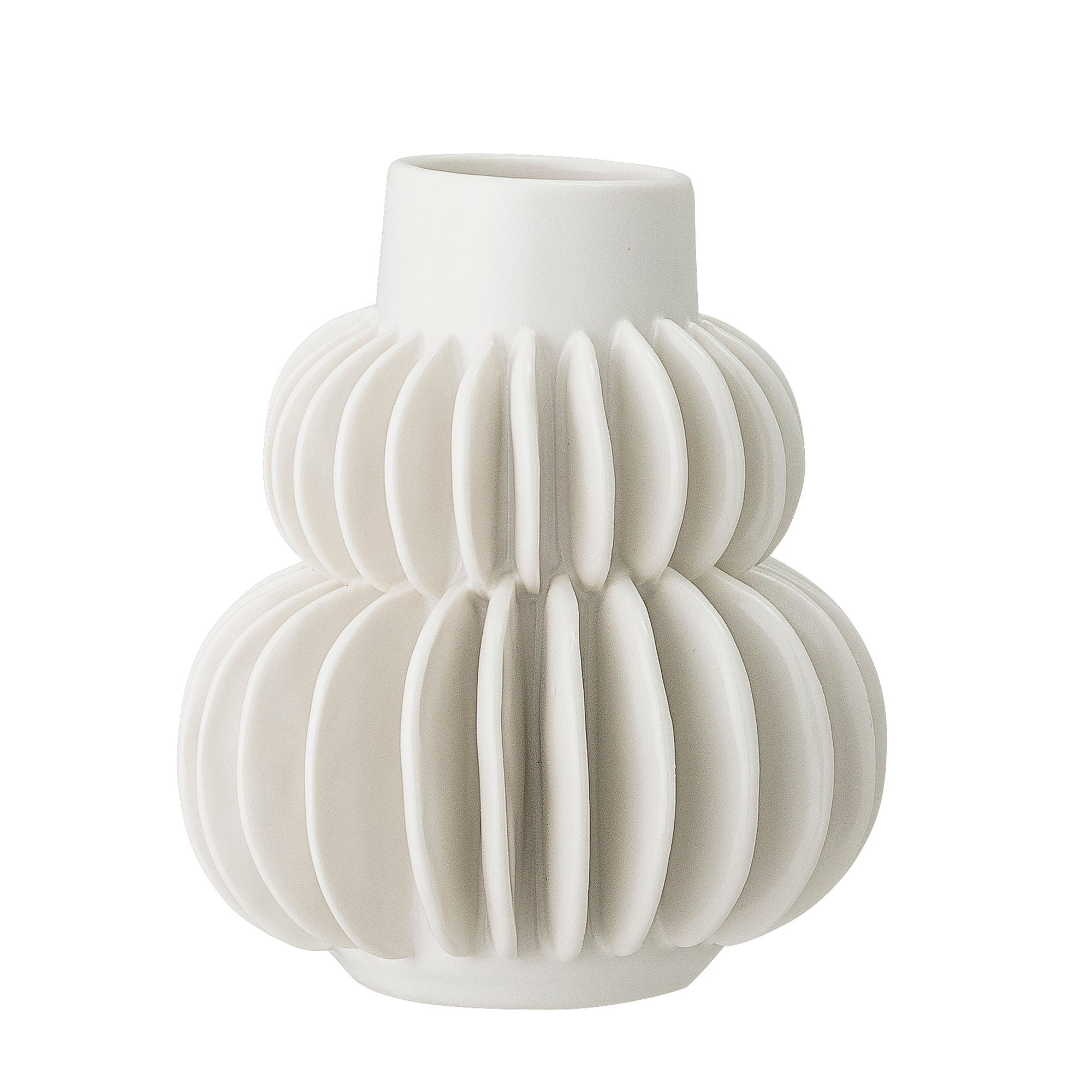 Halfdan Vase in Weißem Steingut