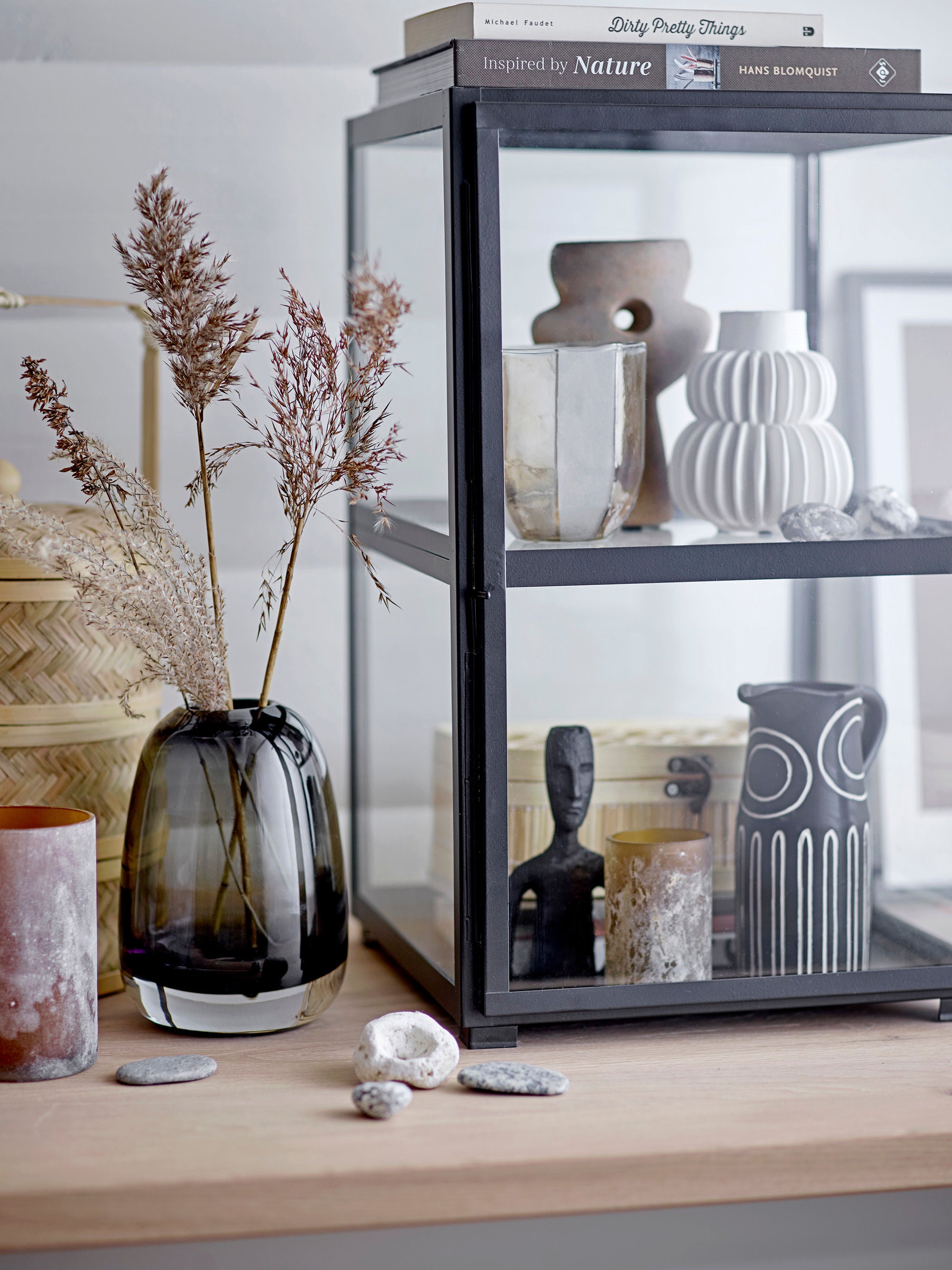 Vase "Halfdan" White Stoneware 
