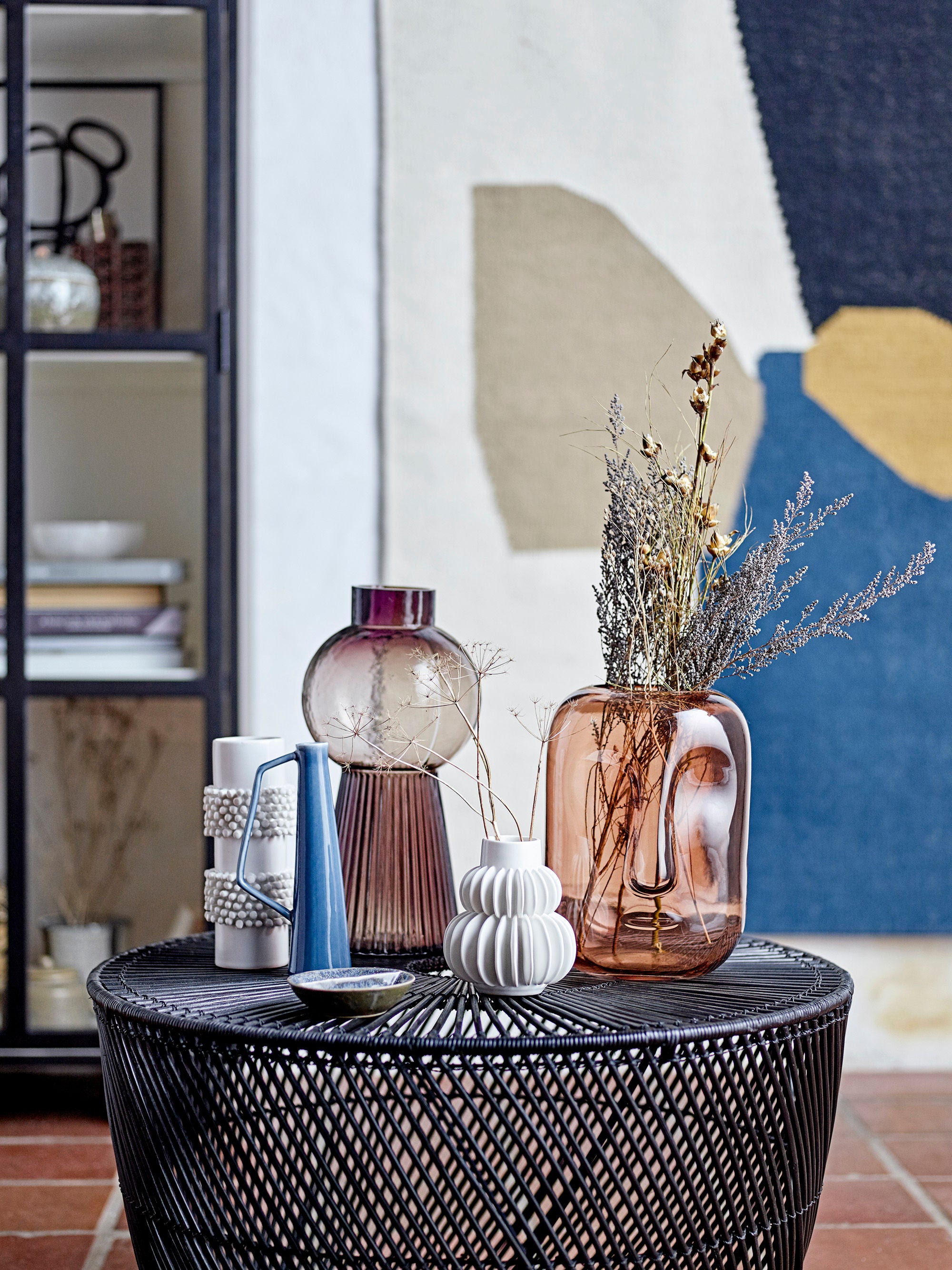 Vase "Halfdan" White Stoneware 