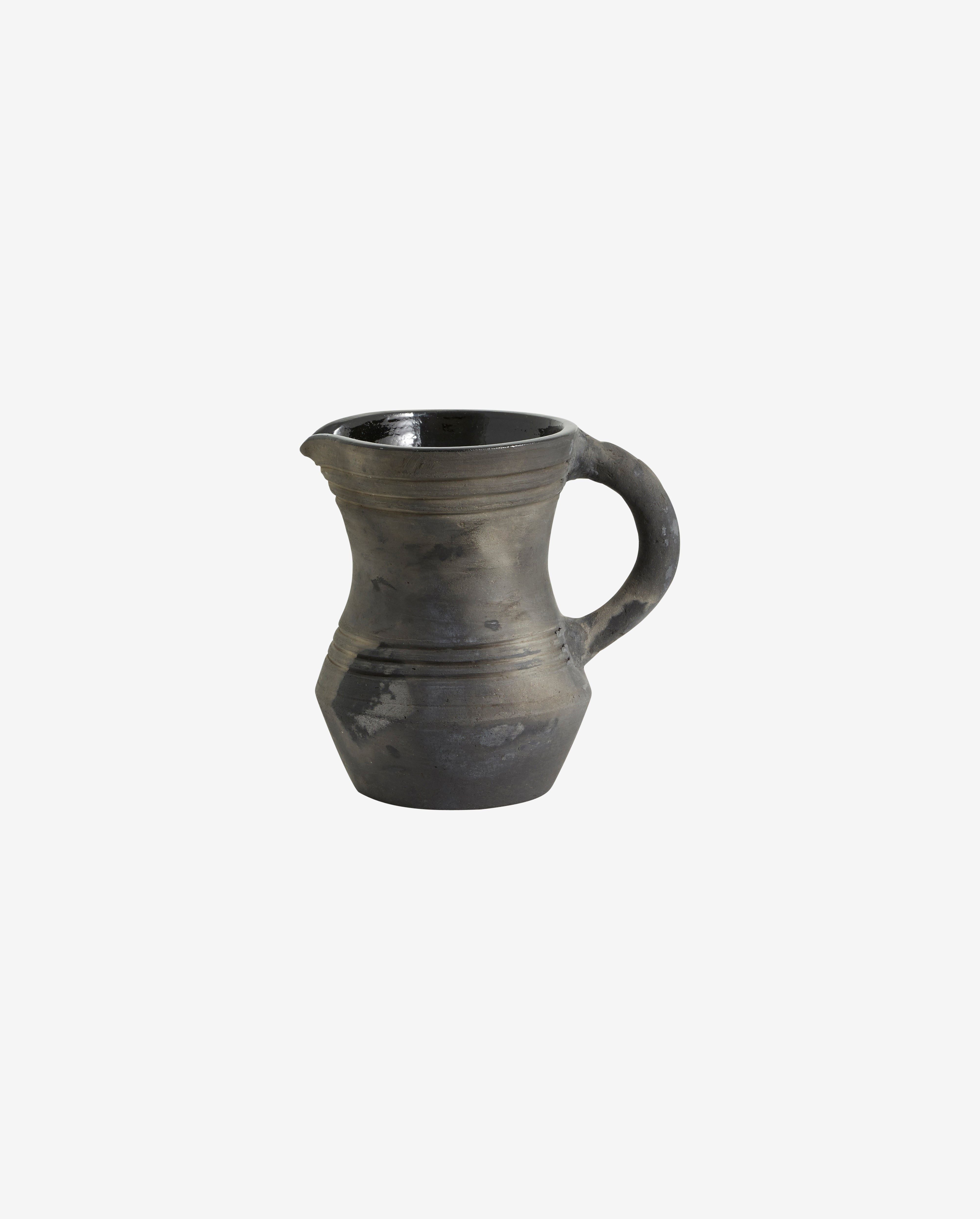 Krug Base "JUNIPER" mit Griff terracotta Schwarz
