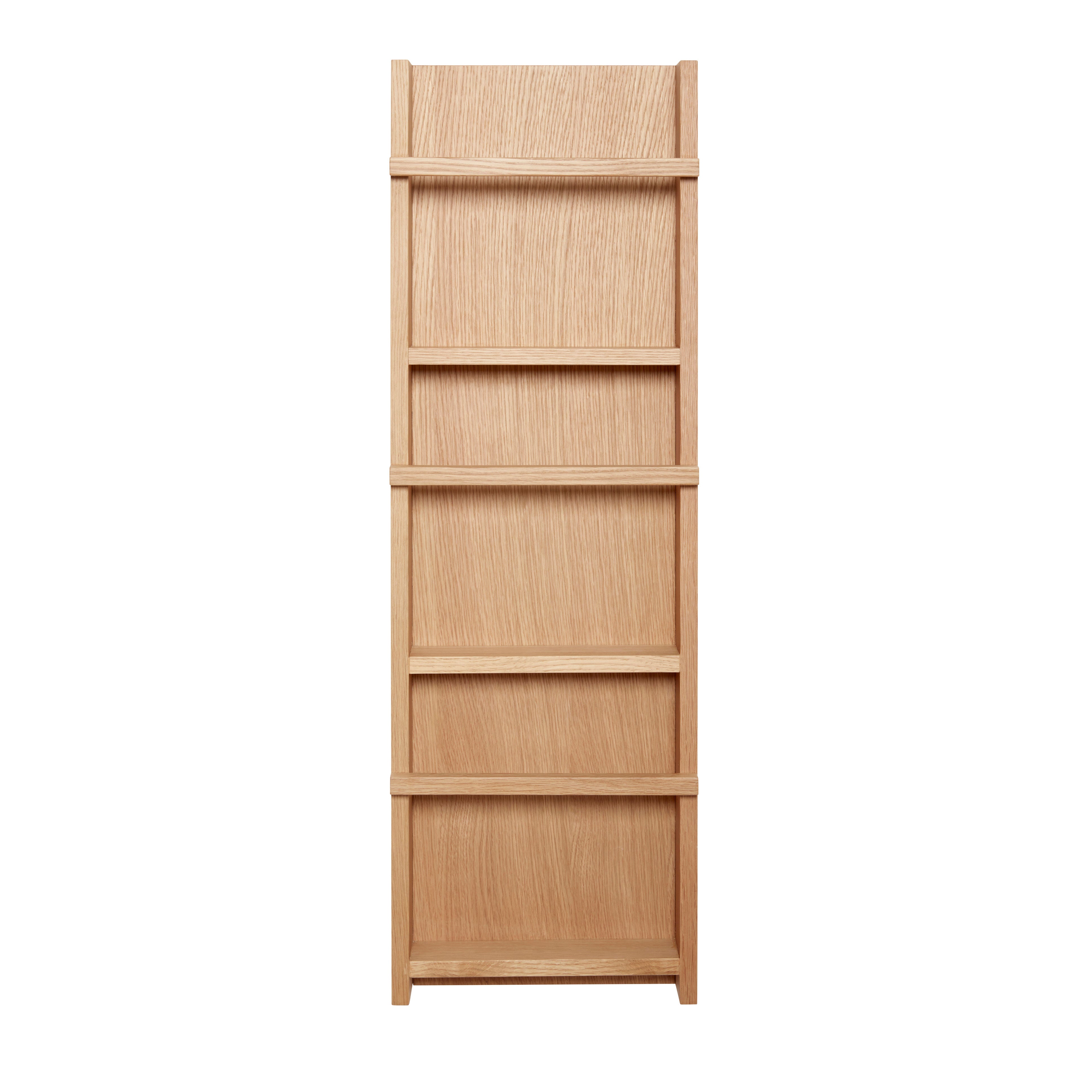 Magazine holder "Vertigo" natural wood