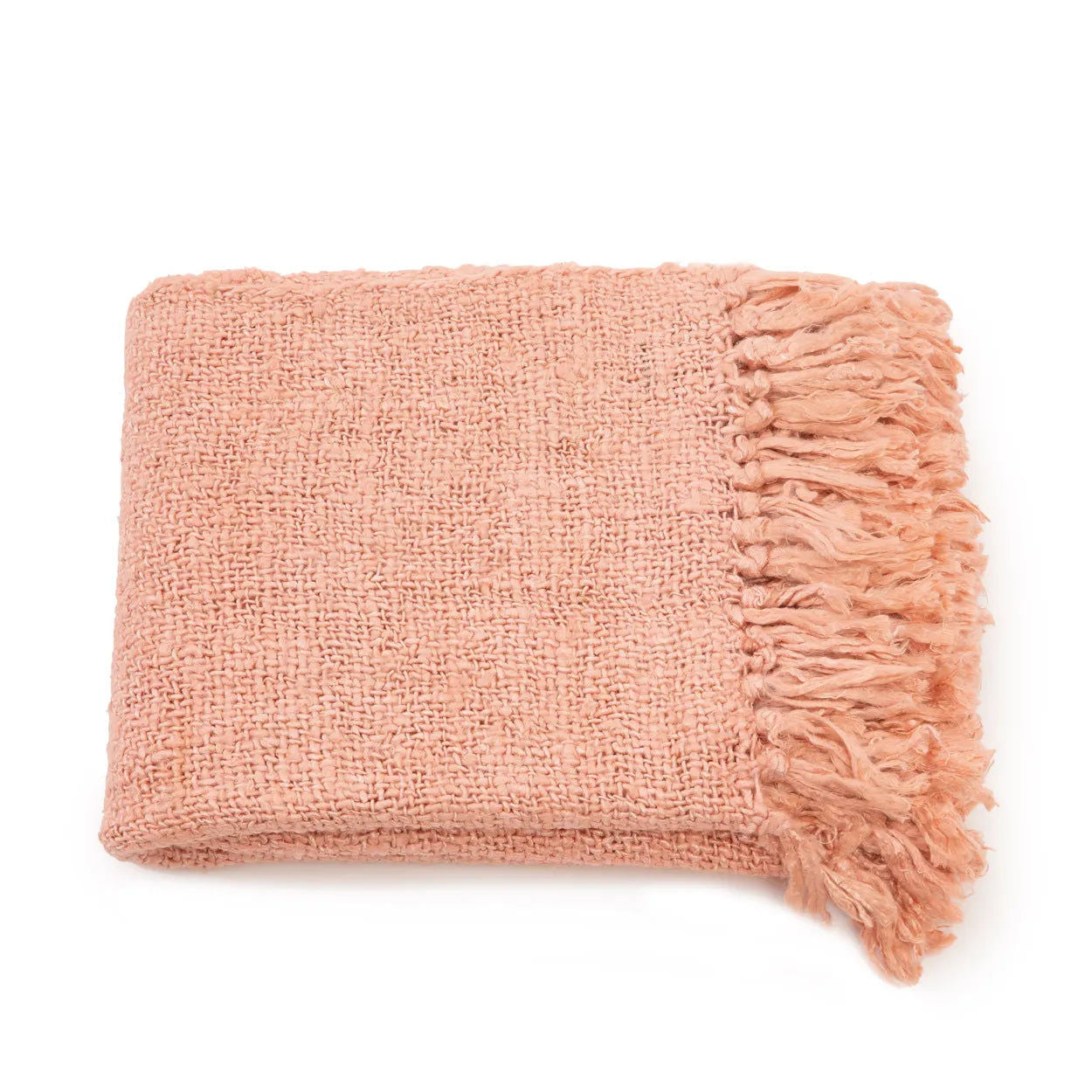 Bedspread "The S'il vous Plaid" Salmon Pink