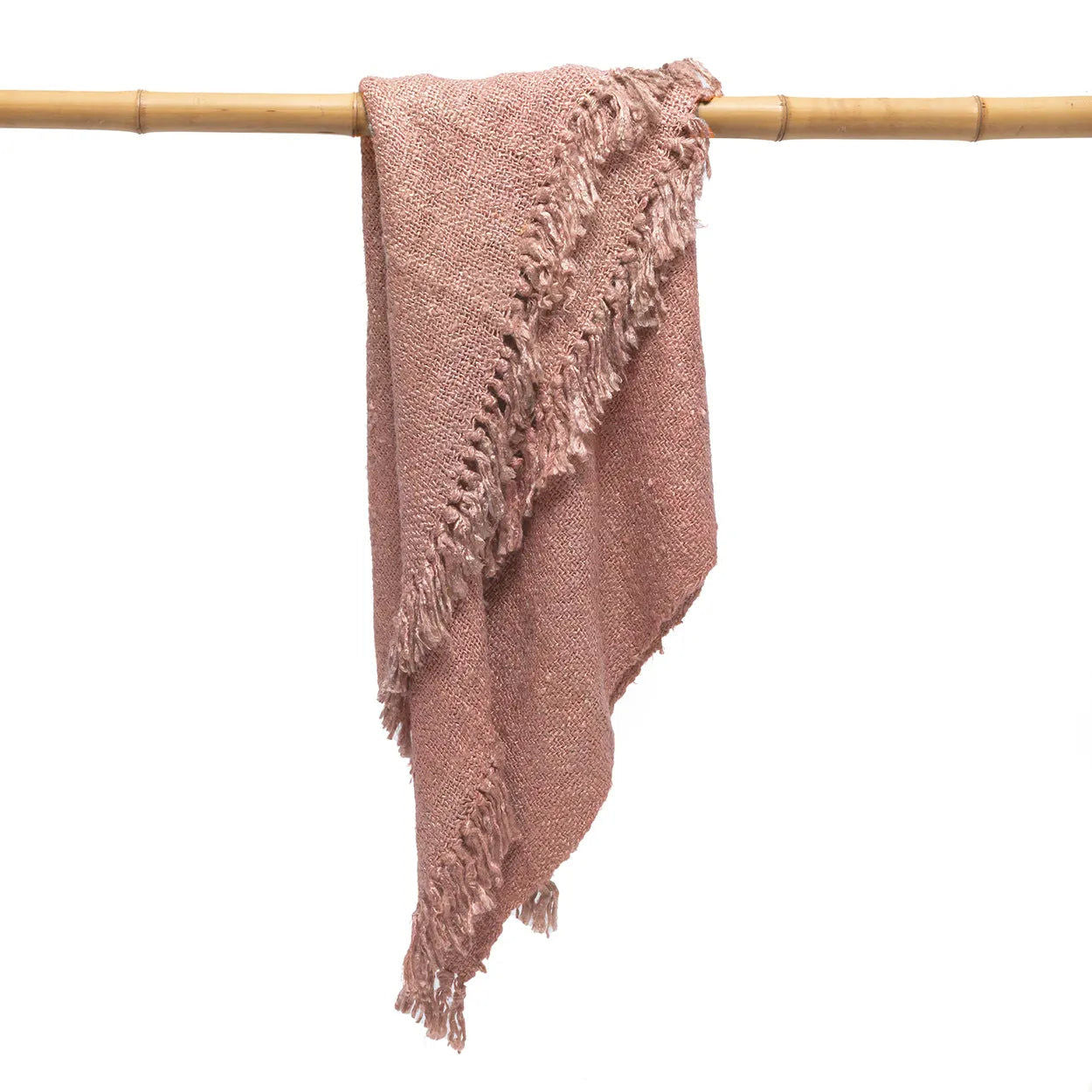 Bedspread "The S'il vous Plaid" Salmon Pink