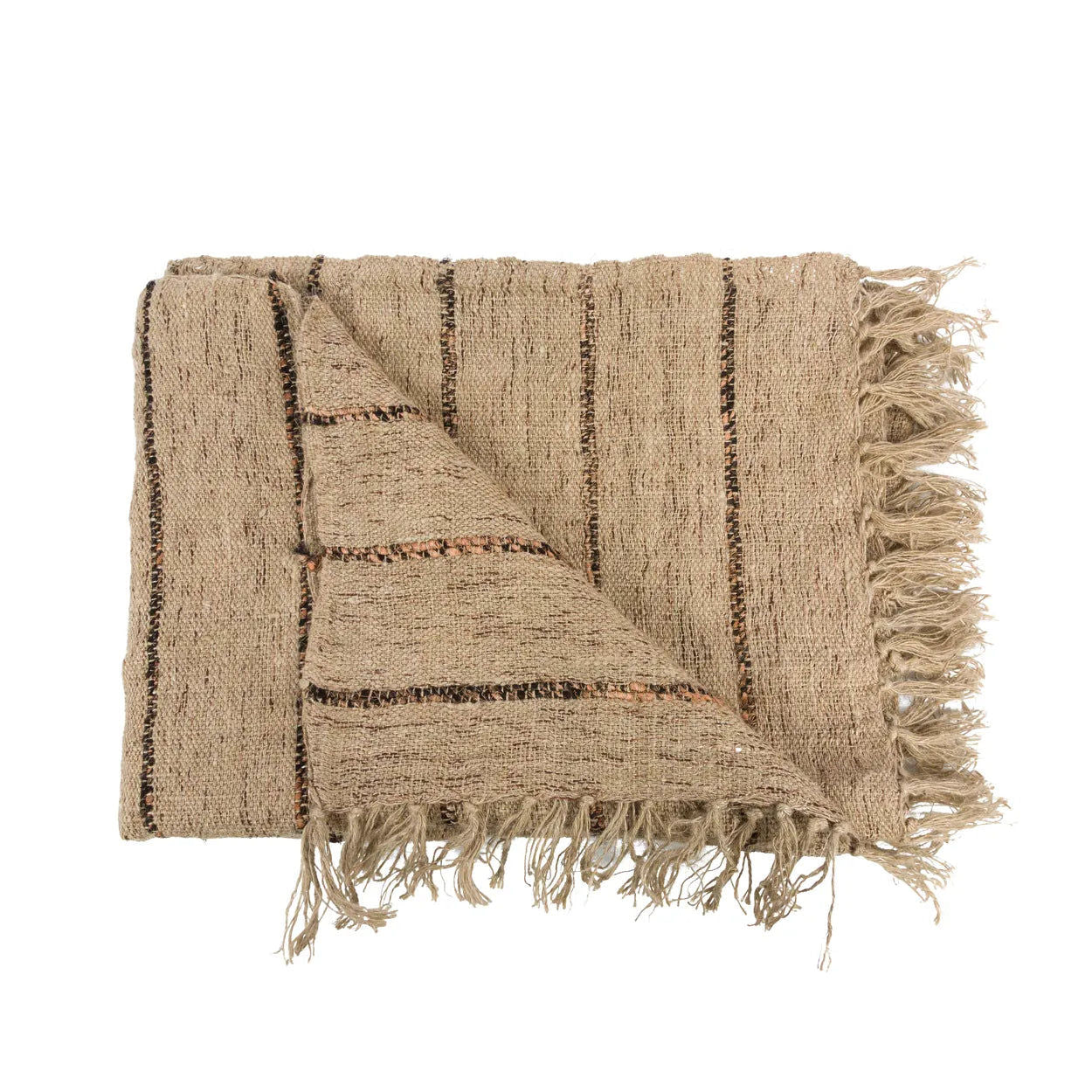 Tagesdecke "The S'il vous Plaid" Beige Schwarz