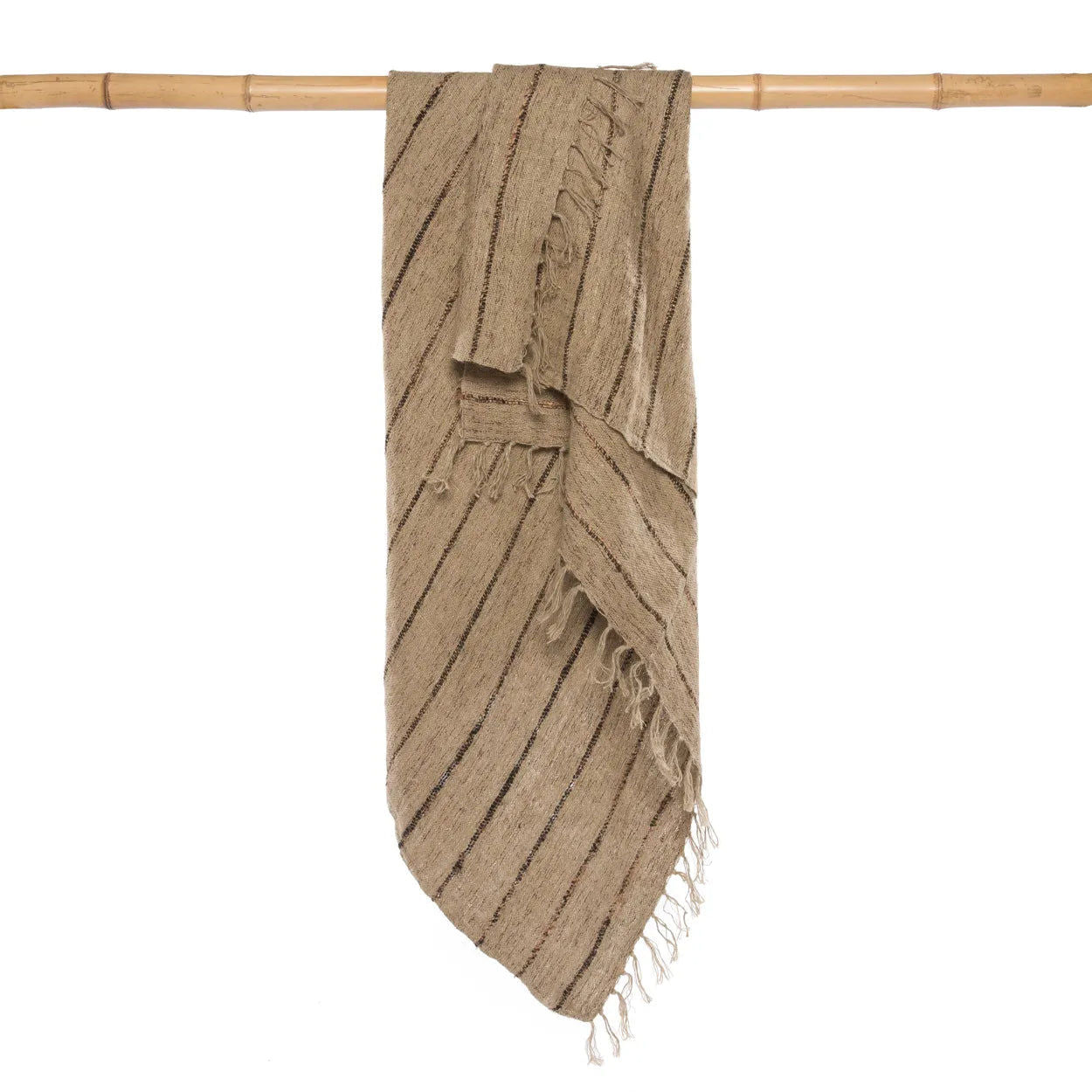 Bedspread "The S'il vous Plaid" Beige Black
