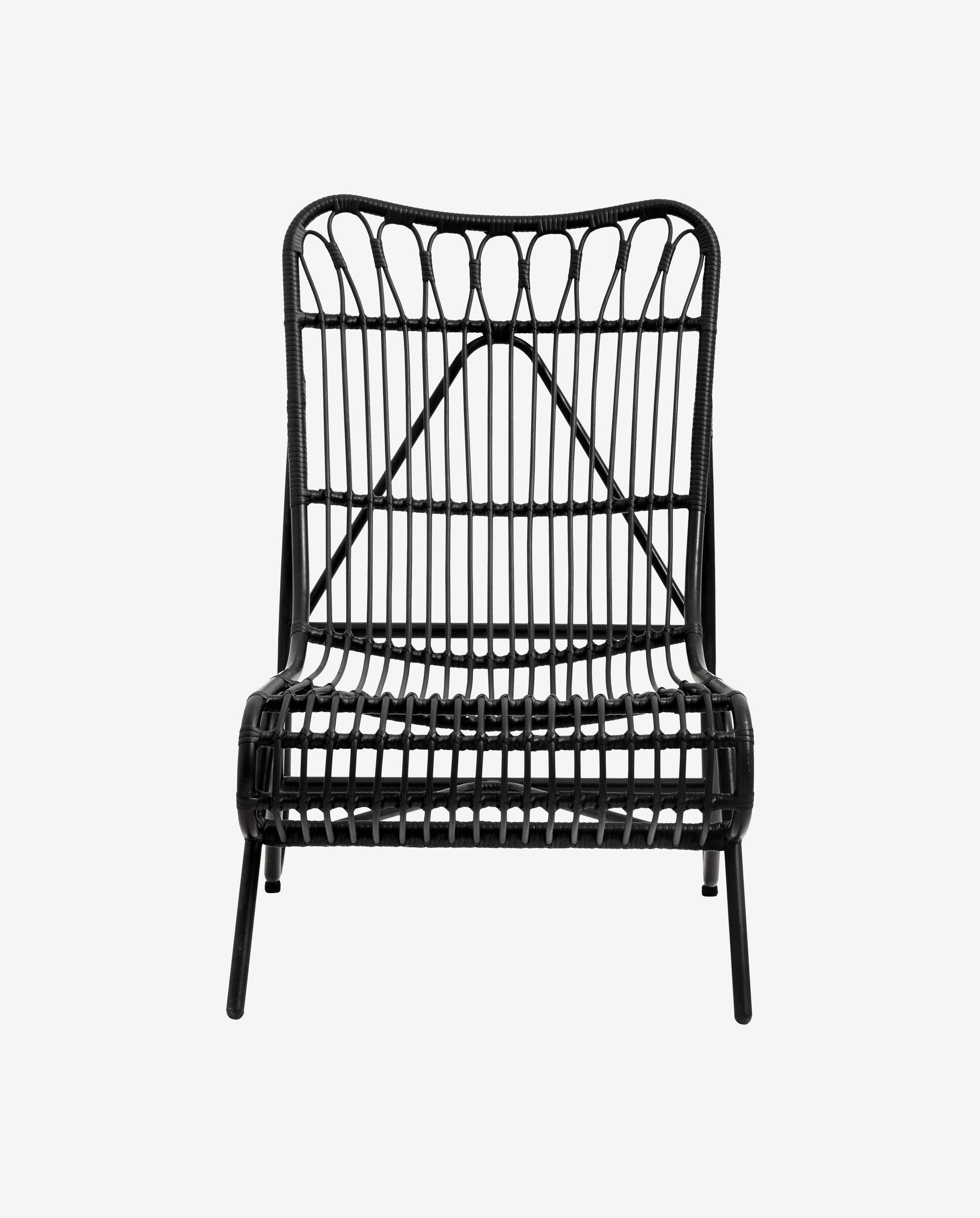 Lounge Stuhl "HAZEL" Schwarz