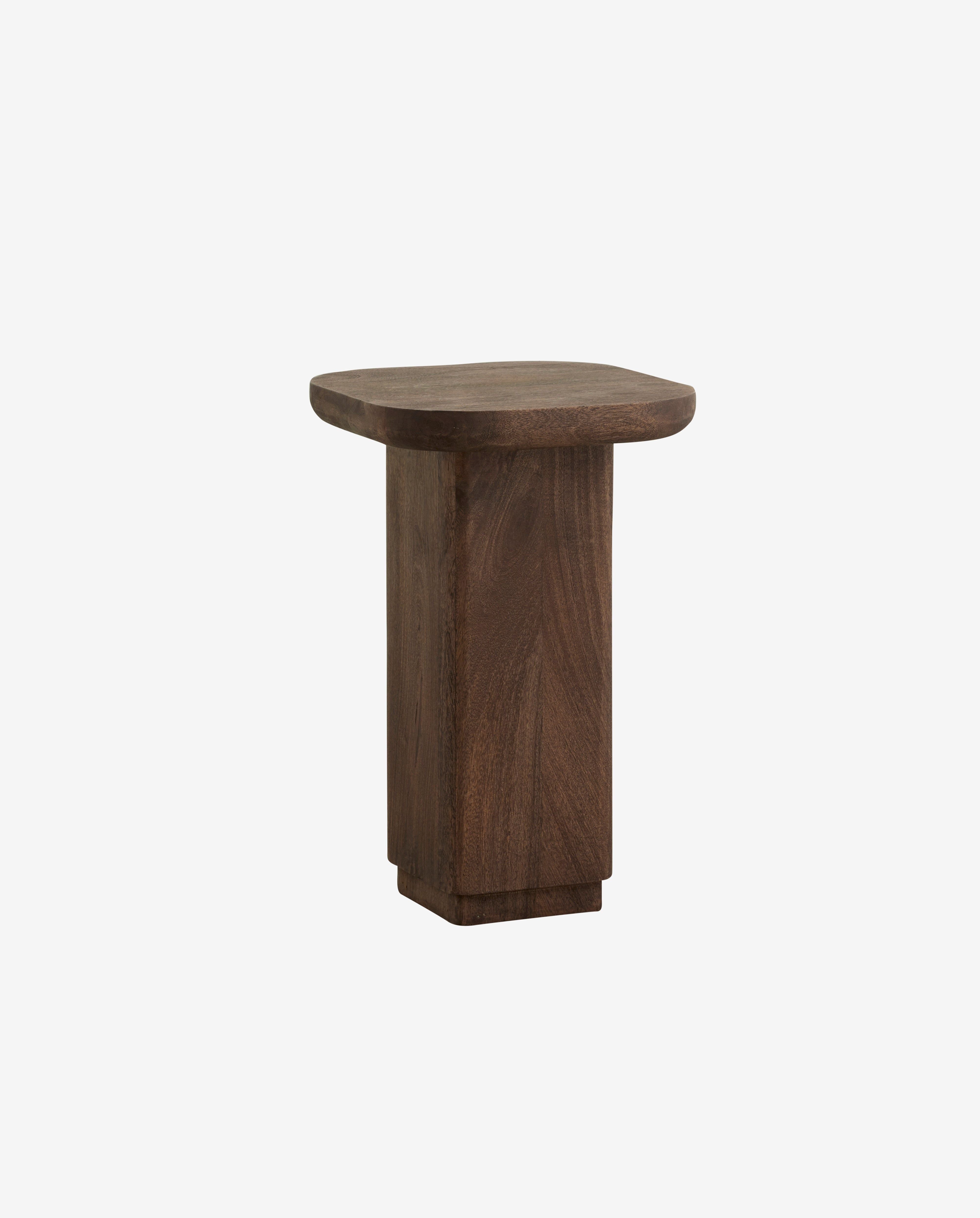 Side table "TOKE" dark brown