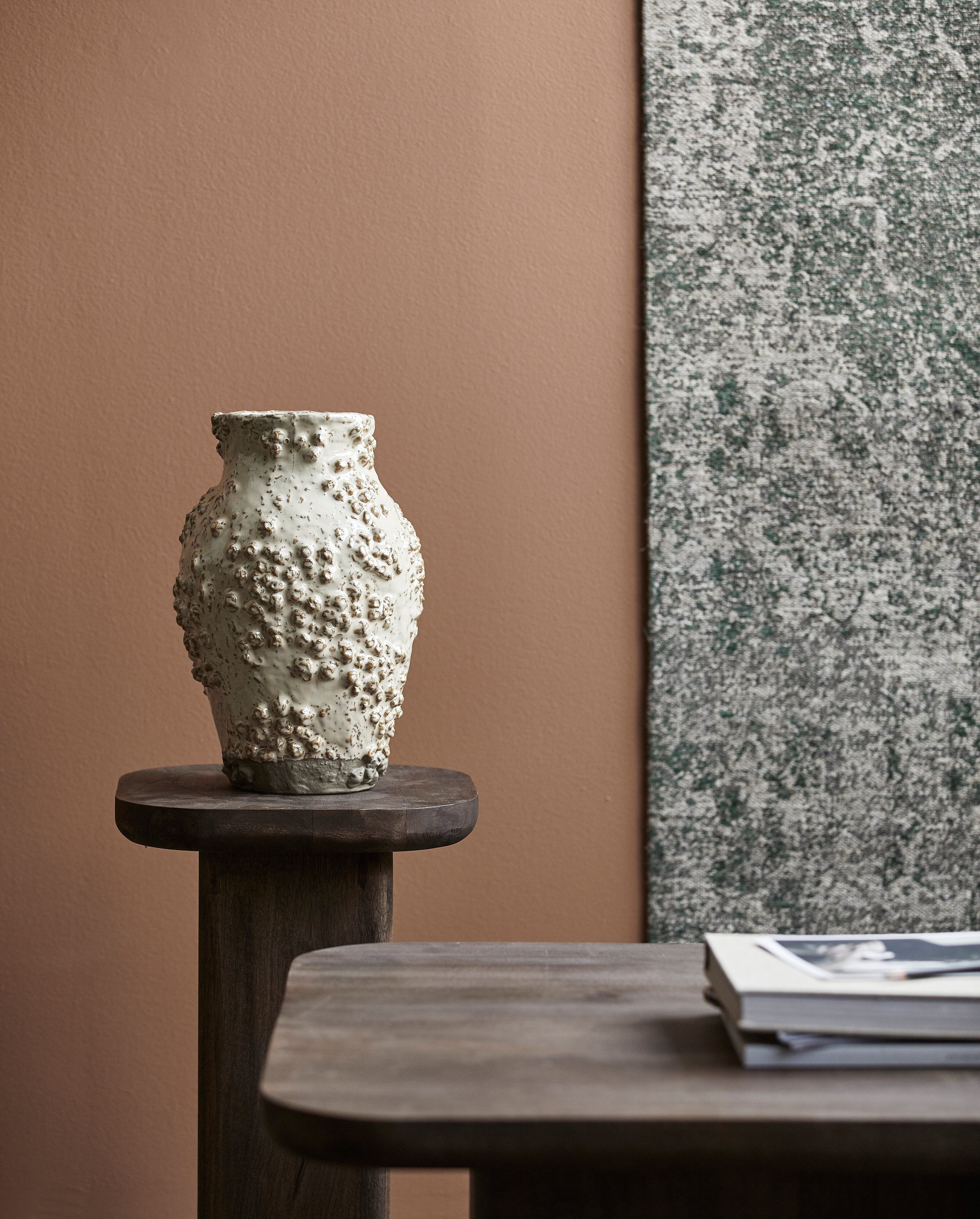 Side table "TOKE" dark brown