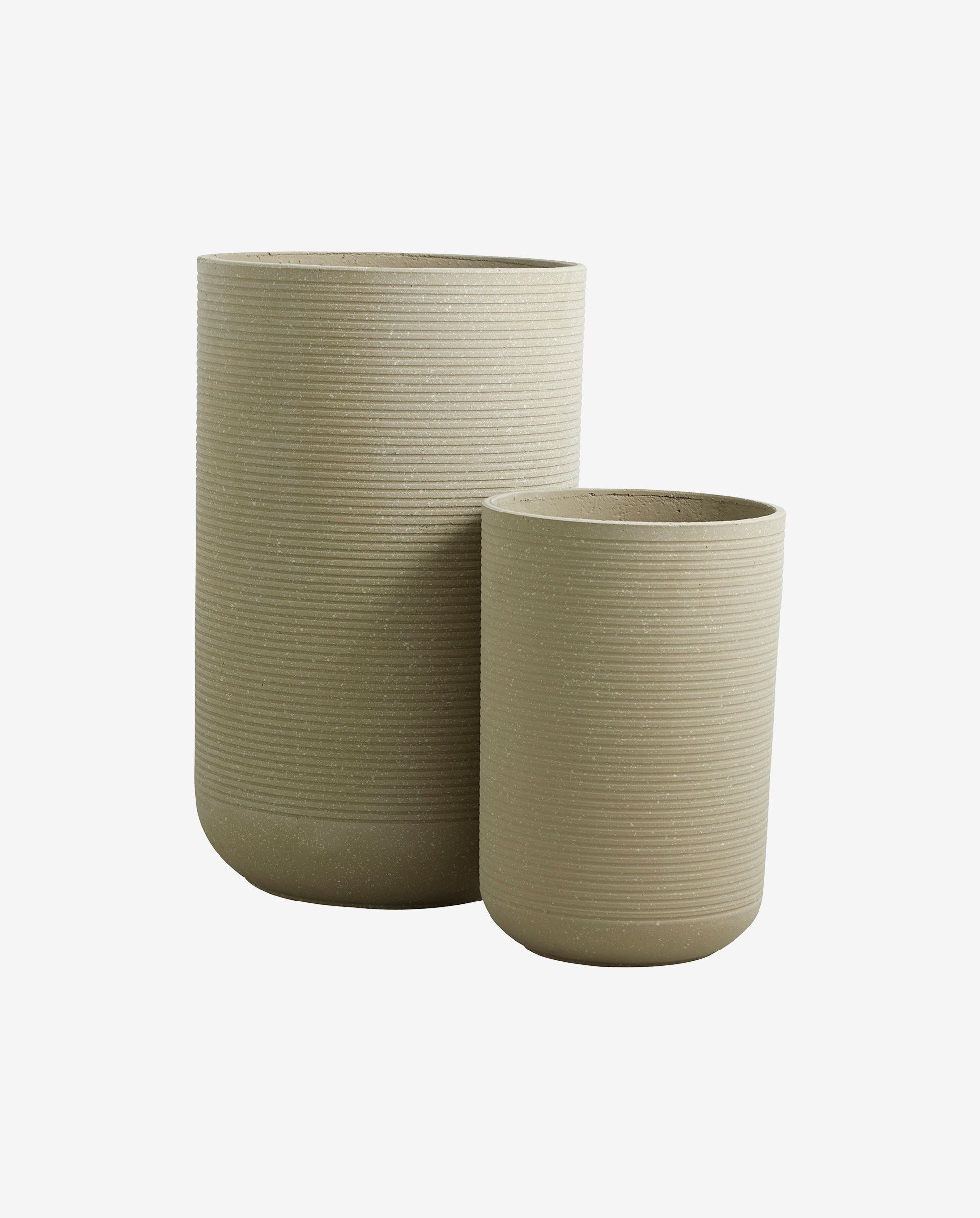 Blumentopf "GRANITO" creme