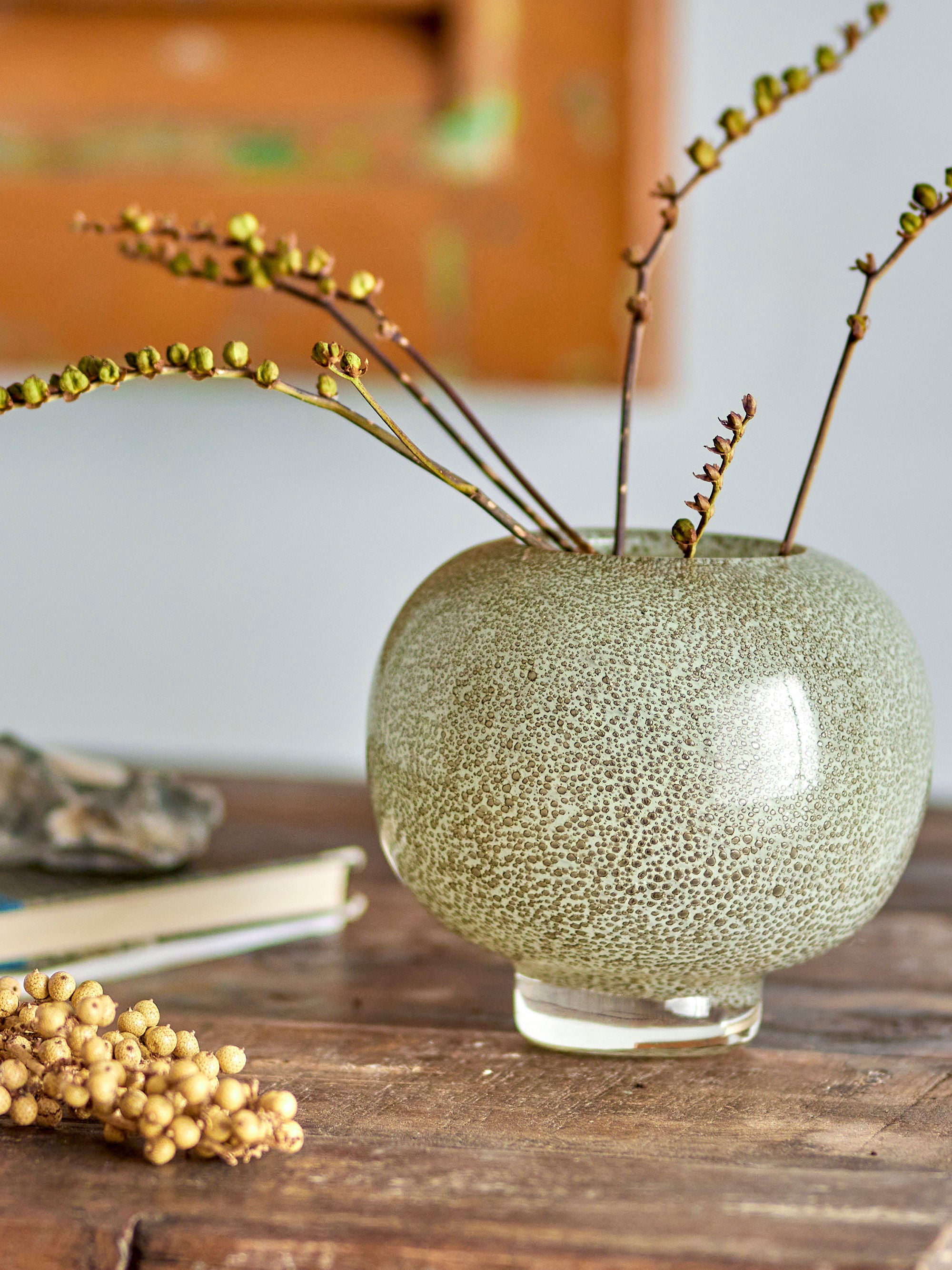 Vase "Saia" Gold Glas