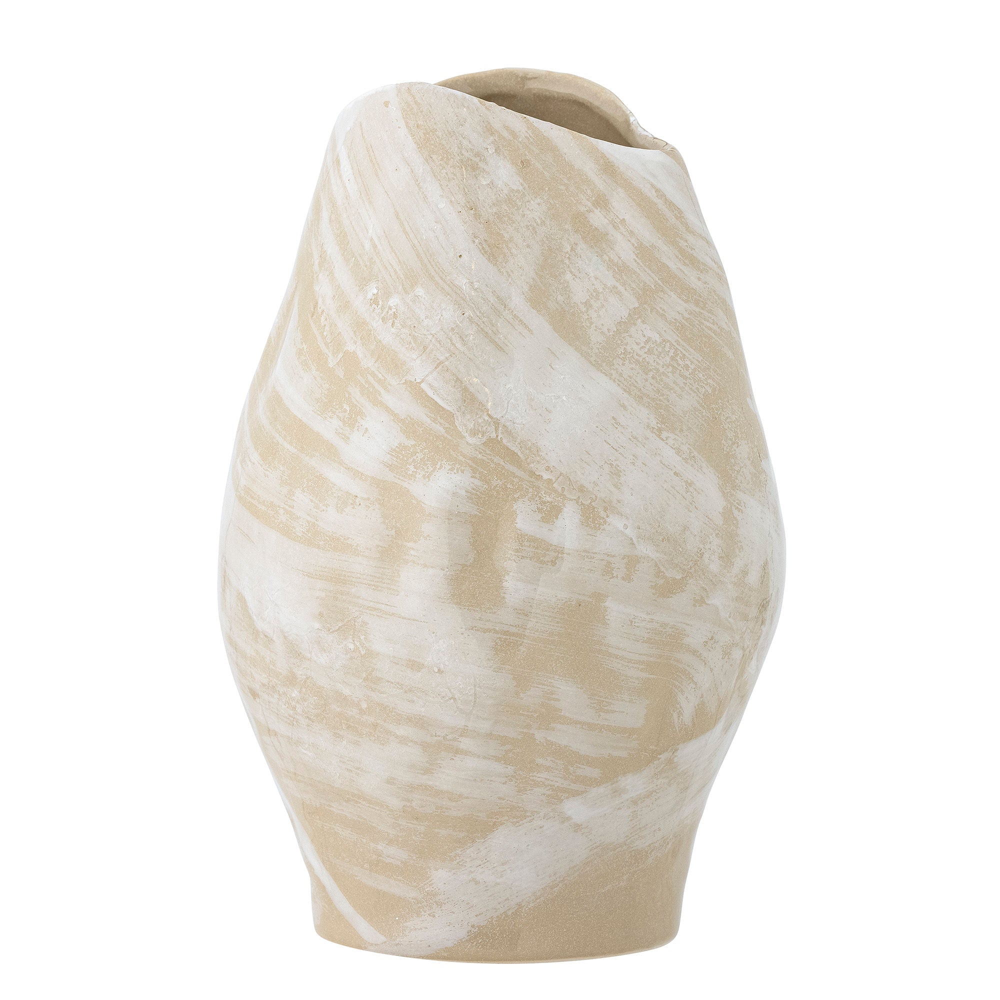 Vase "Obsa" natural stoneware 