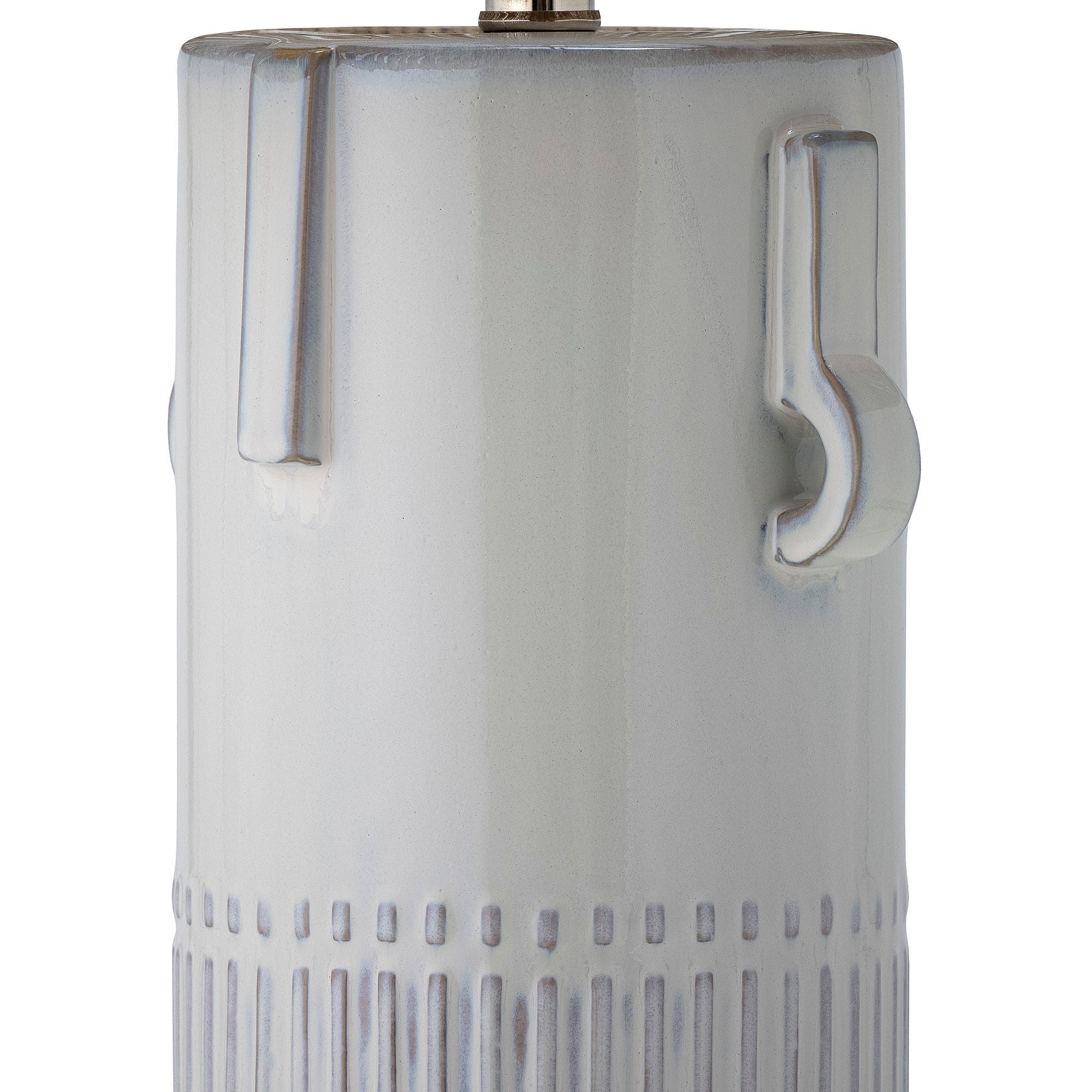 Table lamp "Rama" white stoneware 