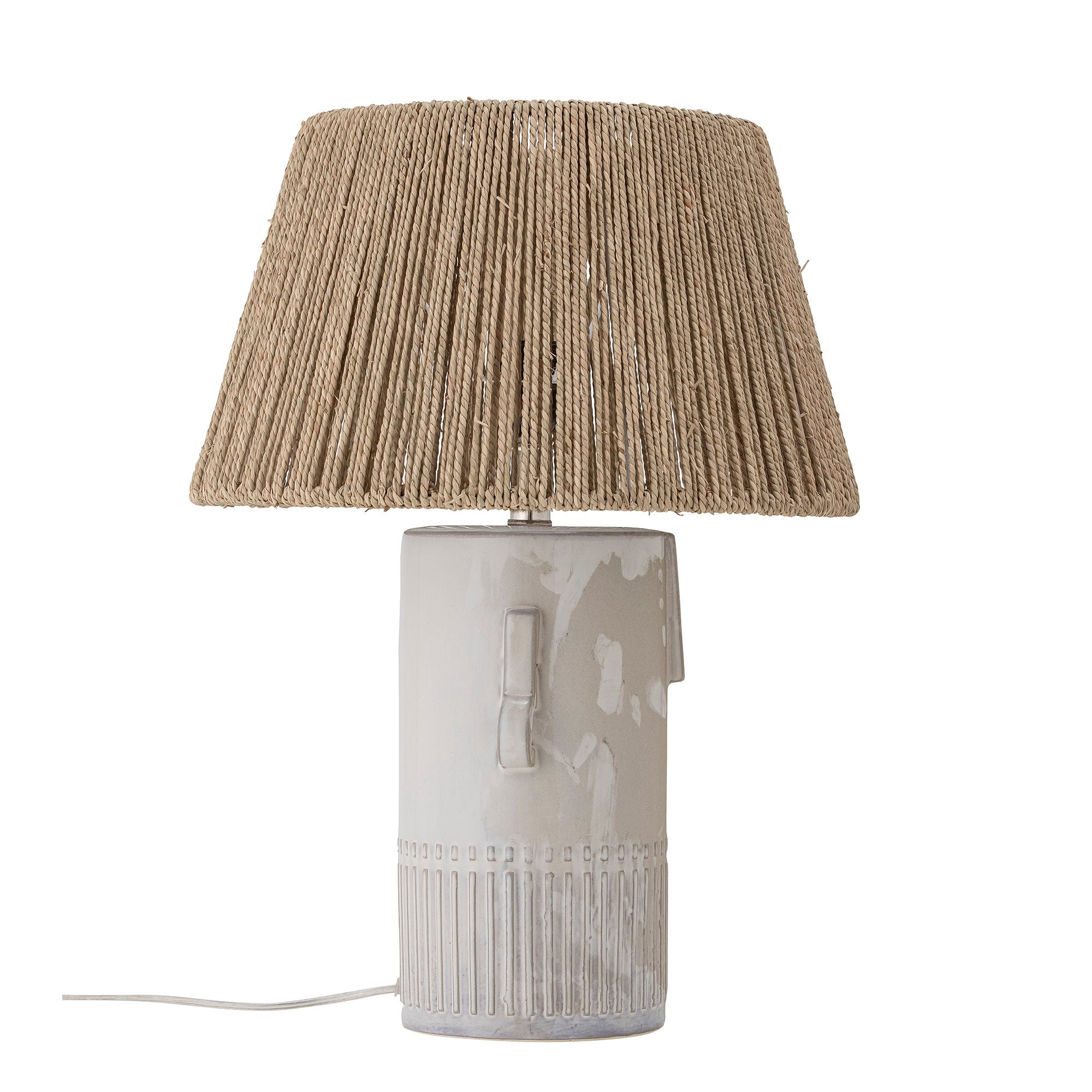 Table lamp "Rama" white stoneware 