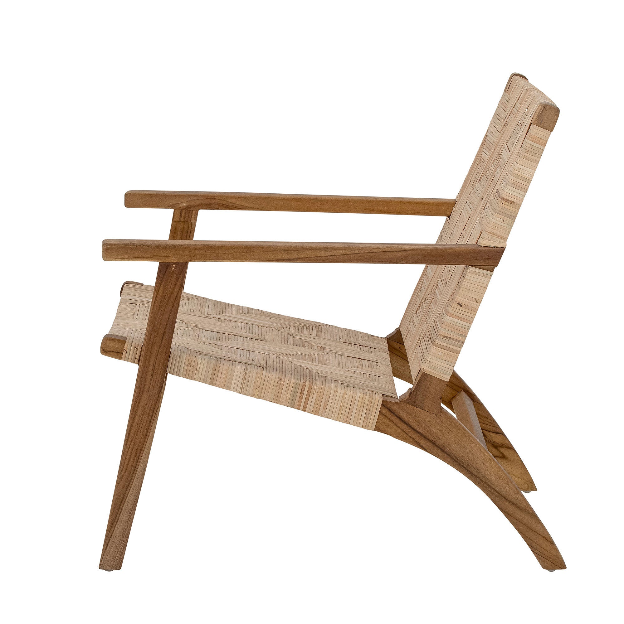 Lounge chair "Mills" brown rattan