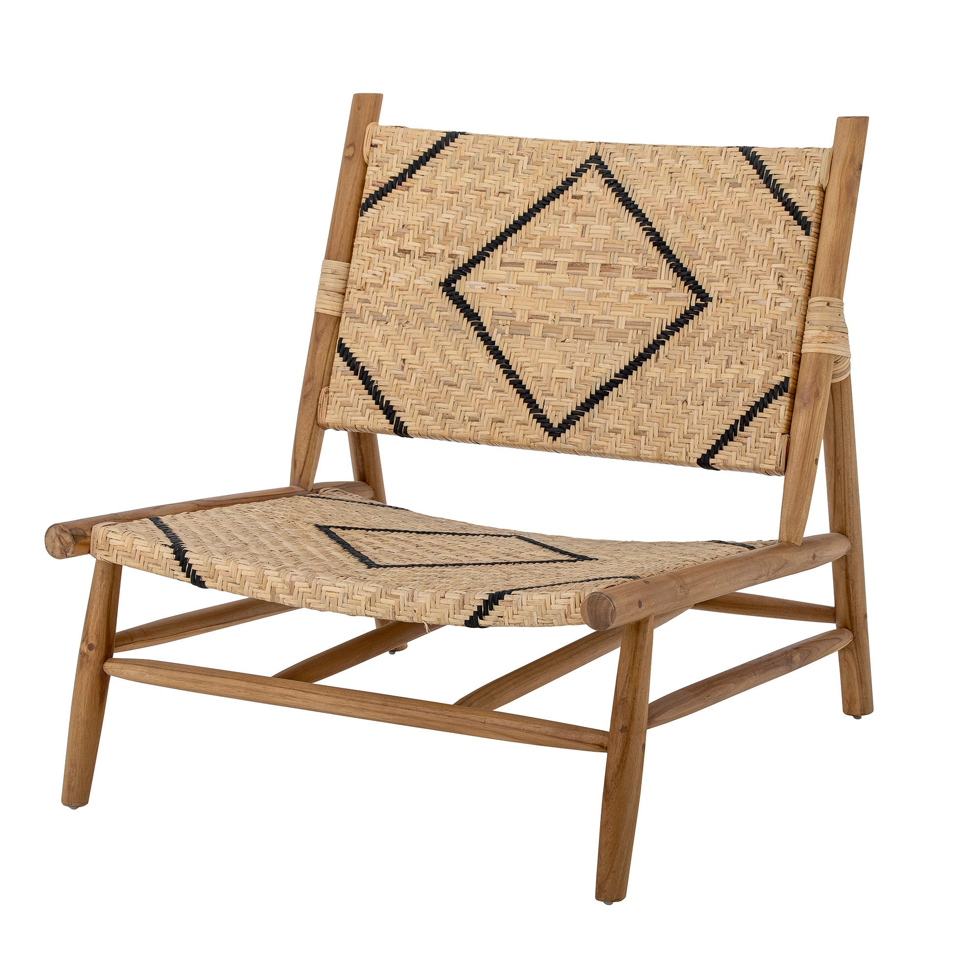 Loungesessel "Lennox" Natur Teakholz