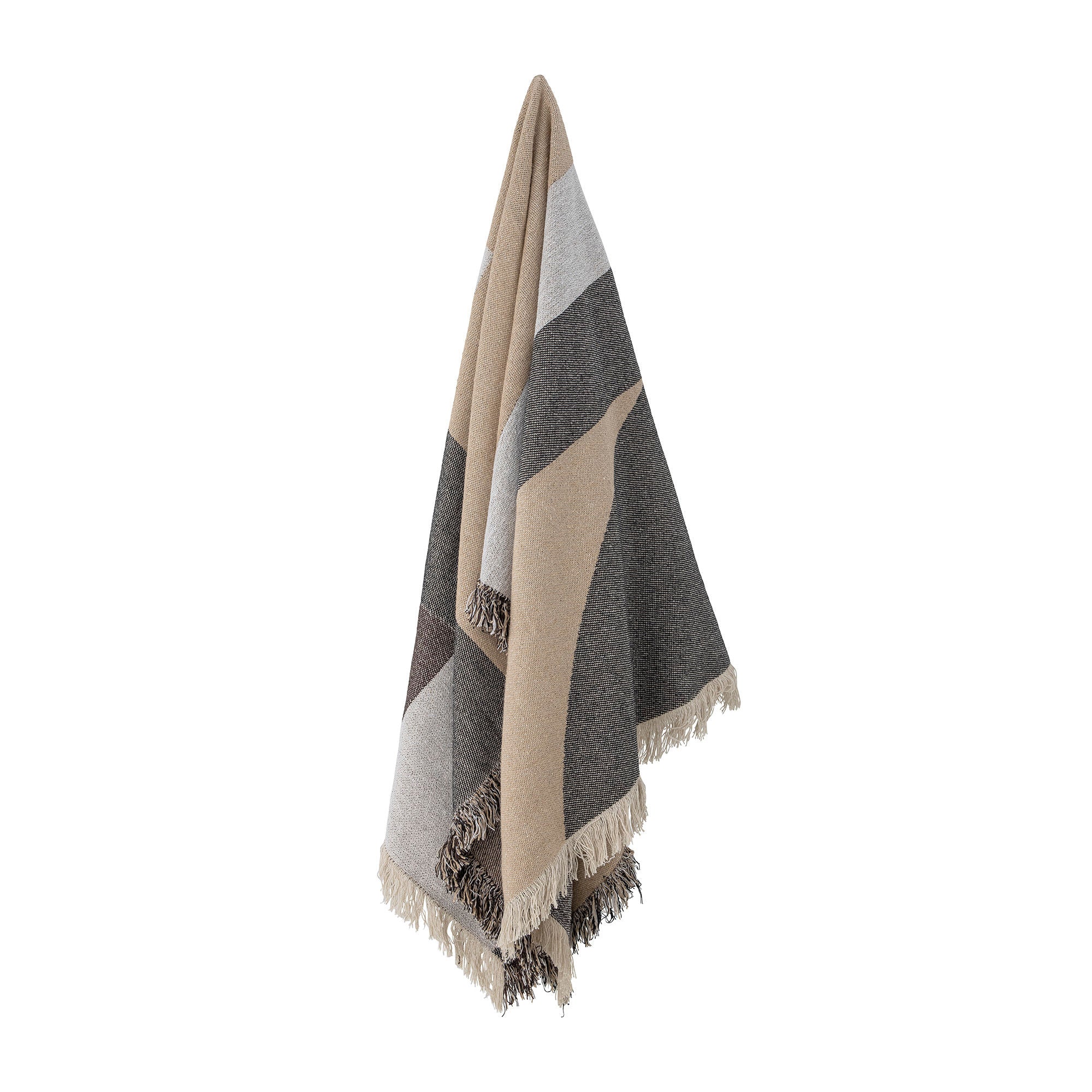 Blanket "Tasja" Natural Recycled Cotton