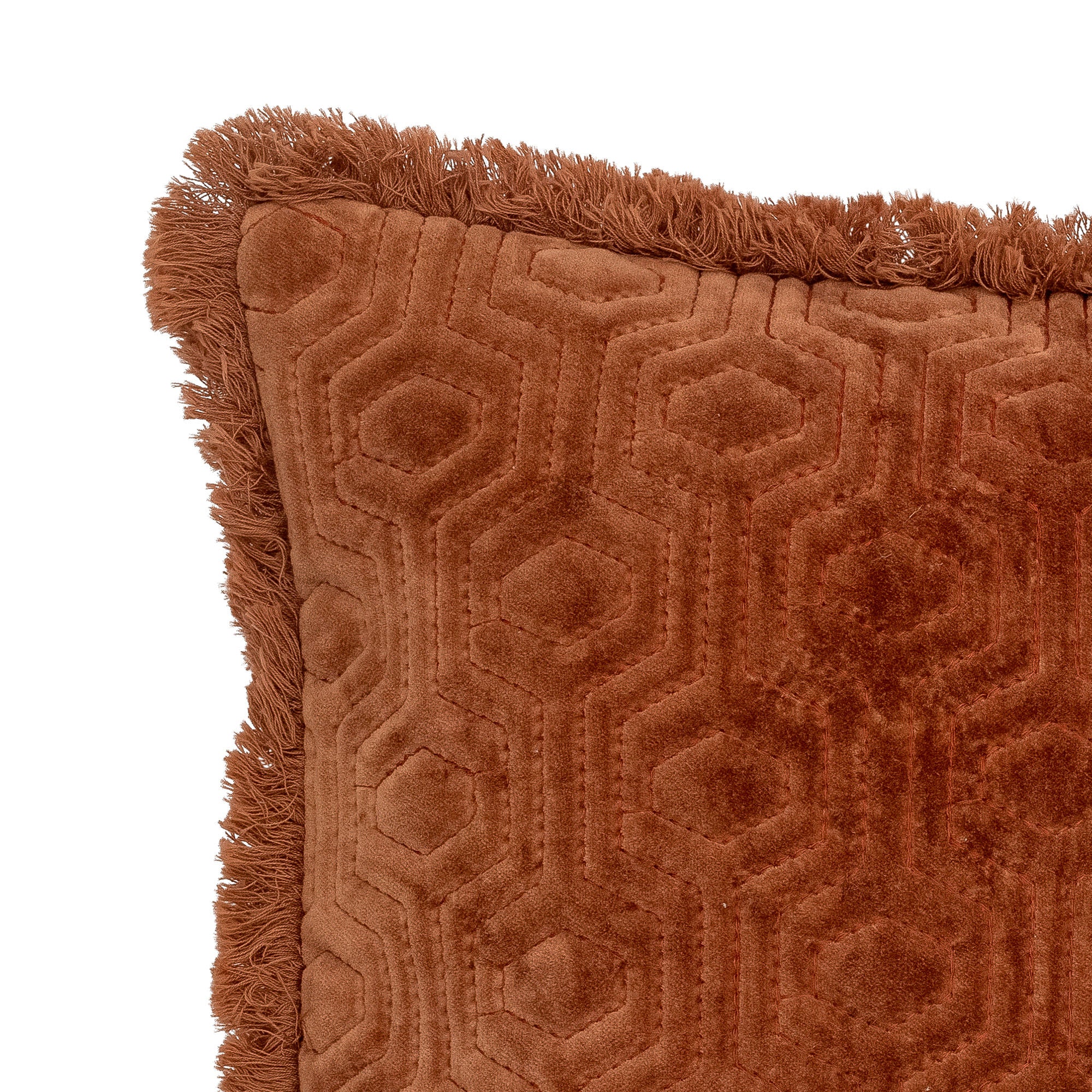 Cushion "Mahado" Orange Cotton